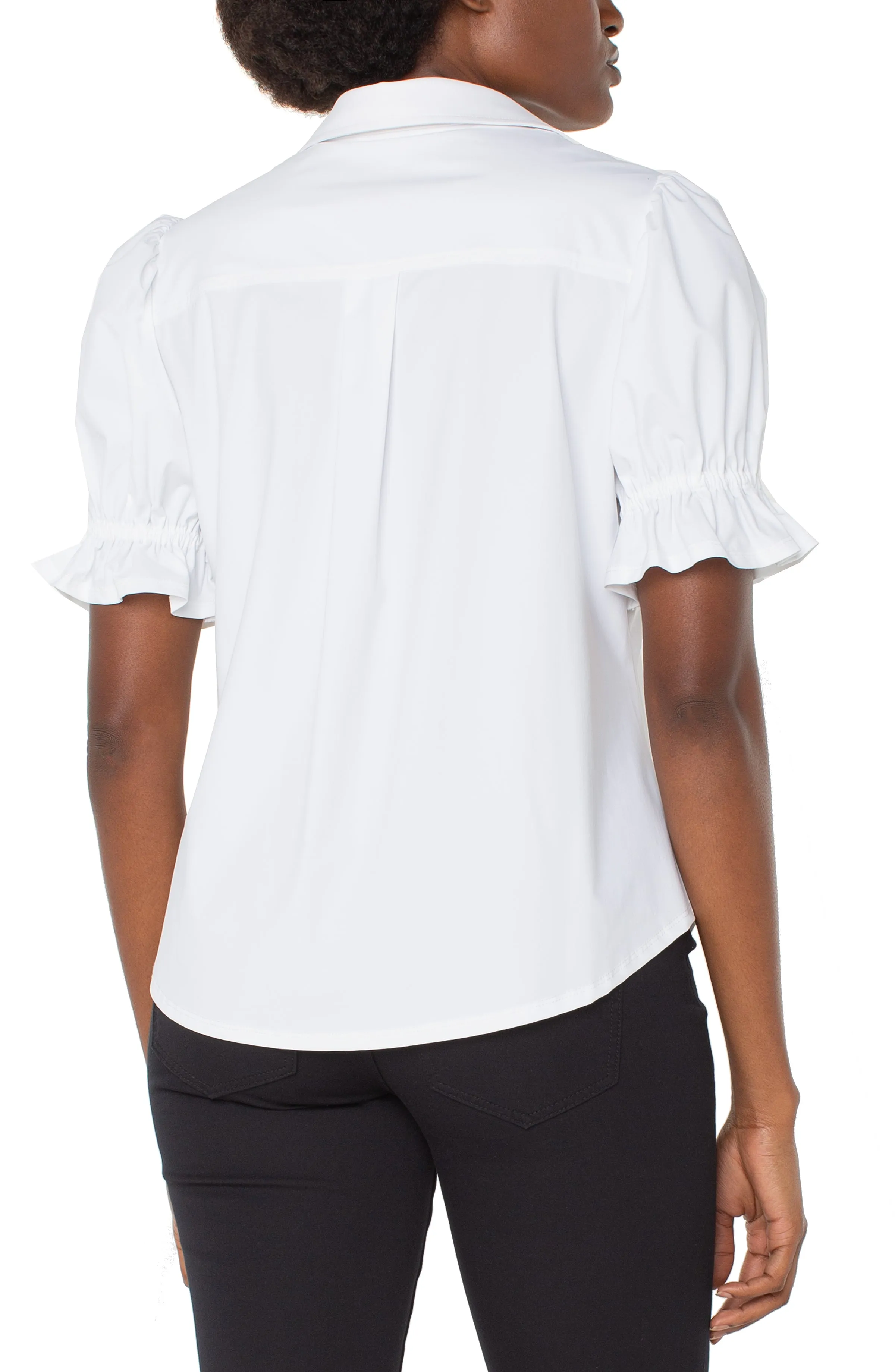 SNAP FRONT KNIT SHIRT sold by Liverpool Jeans Company product image thumbnail 2