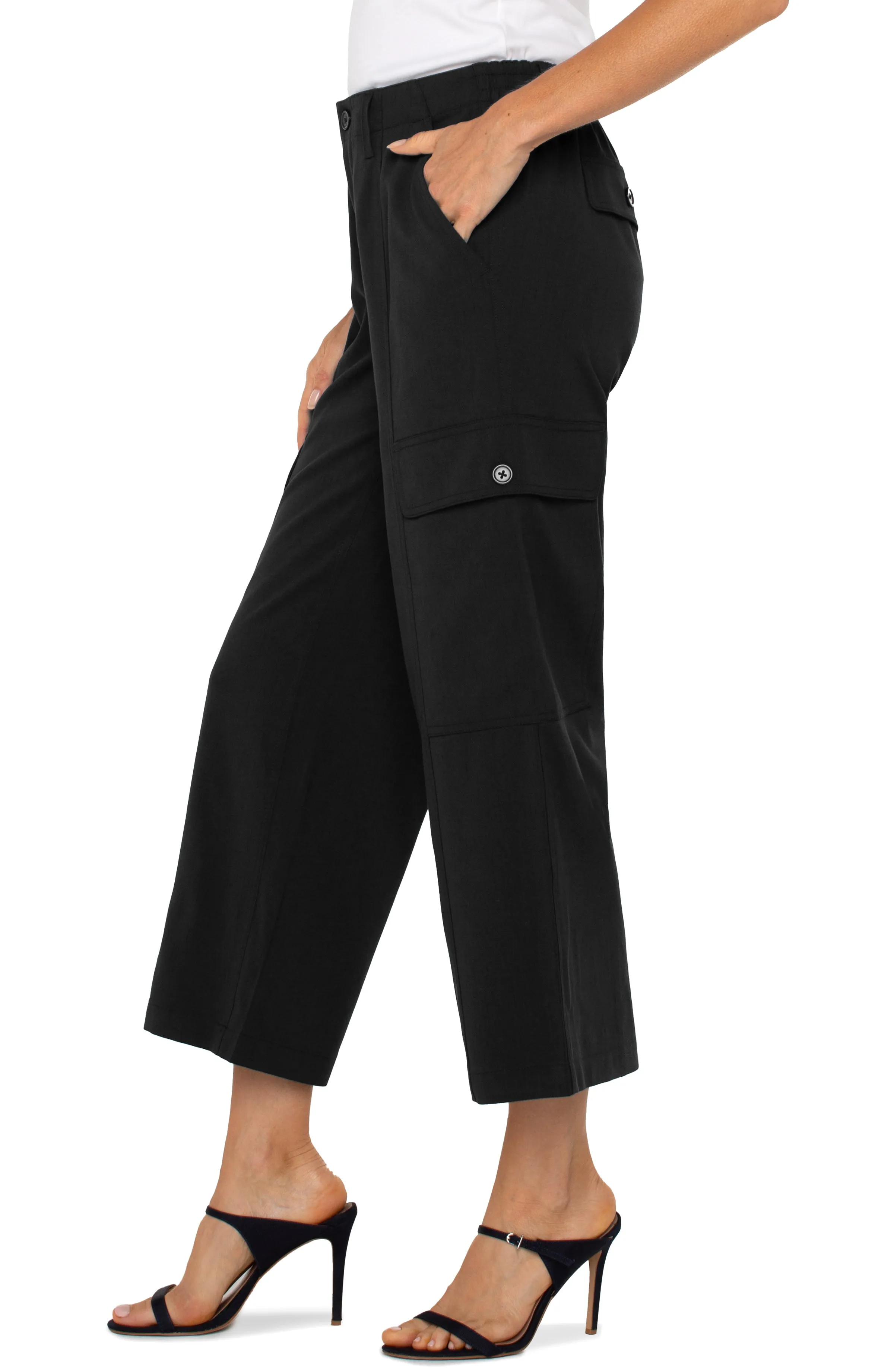 HI-RISE CARGO CROP STRAIGHT sold by Liverpool Jeans Company product image thumbnail 3