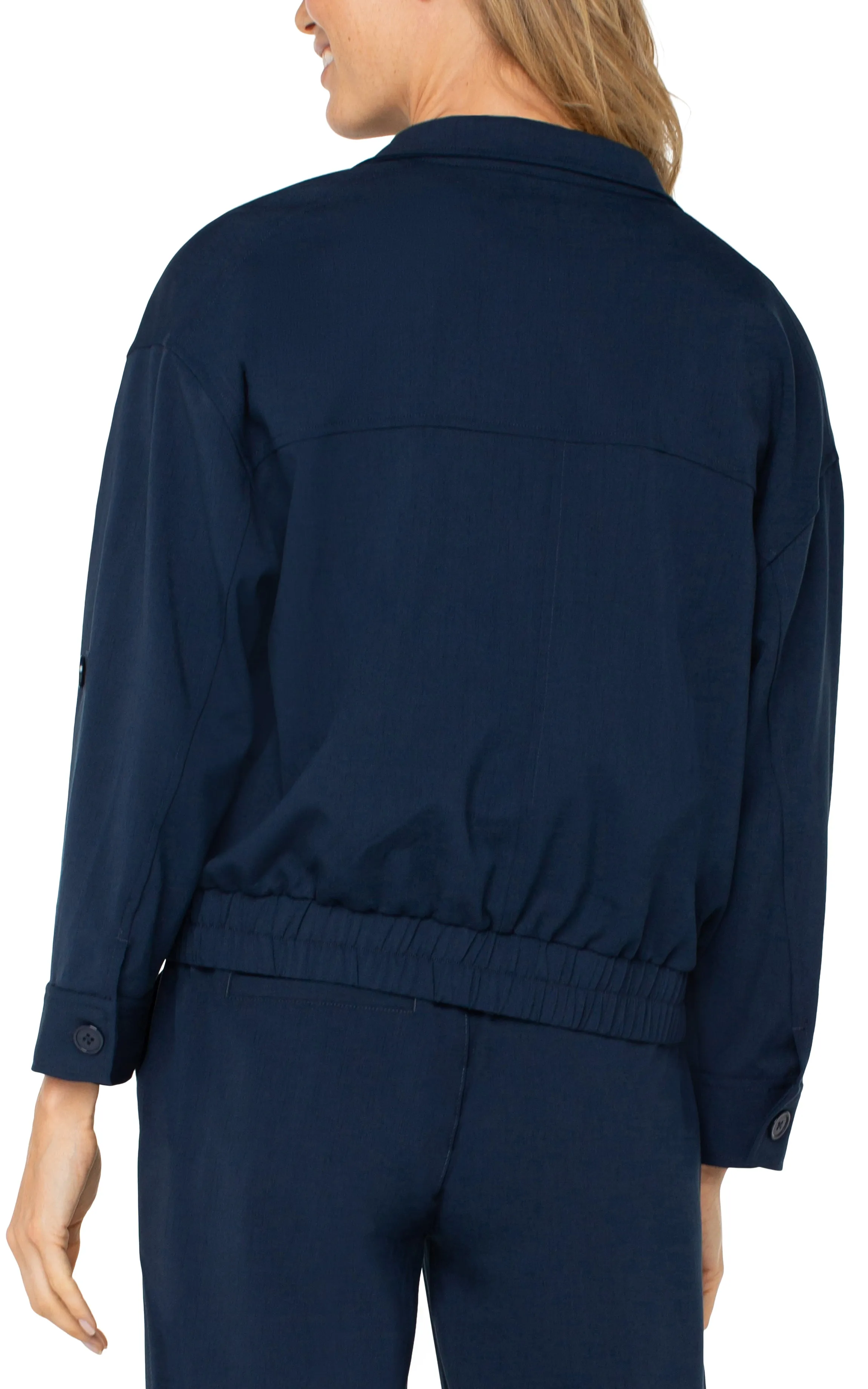 UTILITY JACKET WITH CINCH HEM sold by Liverpool Jeans Company product image thumbnail 2