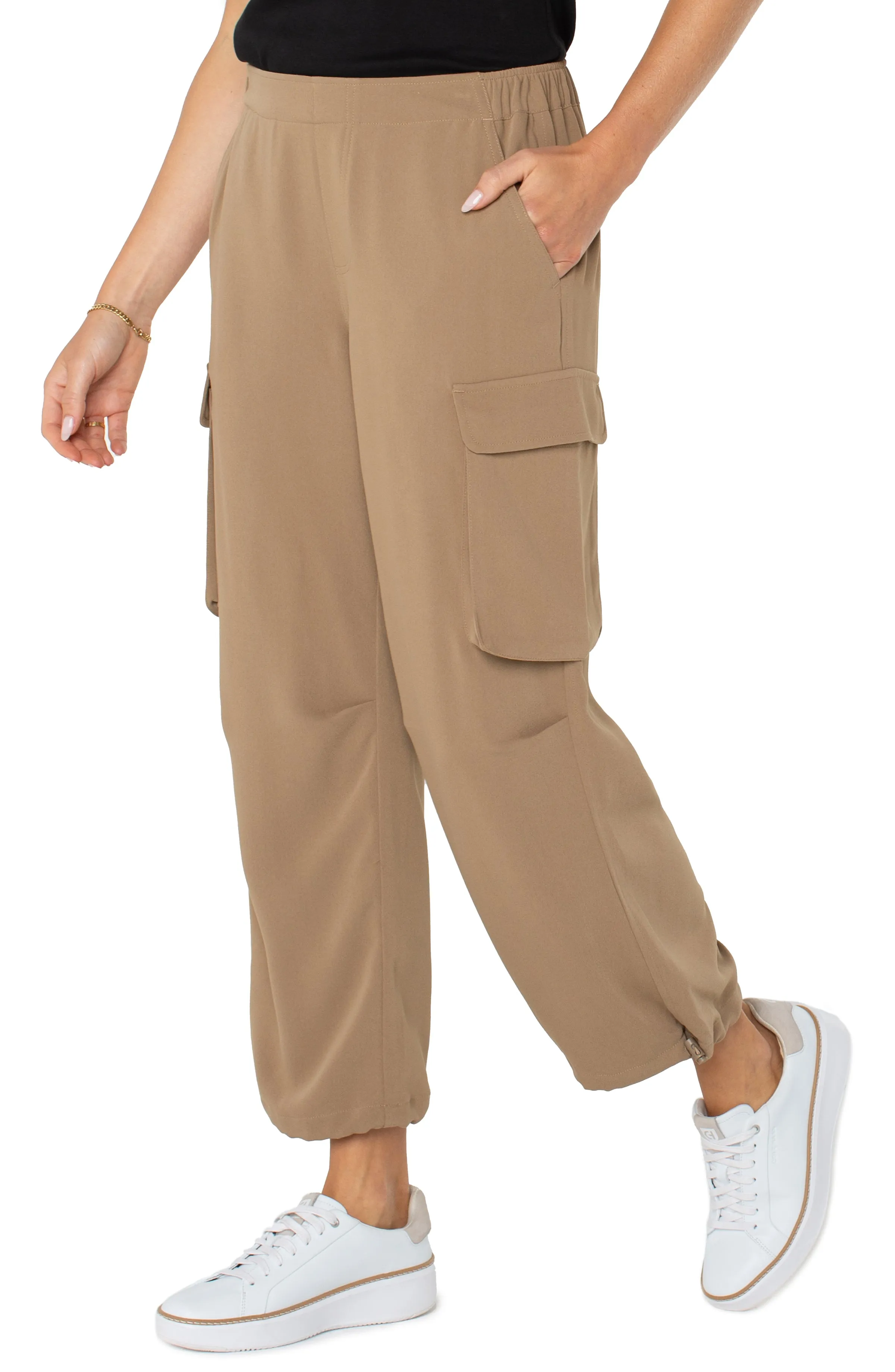 PULL-ON PARACHUTE CARGO PANTS sold by Liverpool Jeans Company product image thumbnail 5