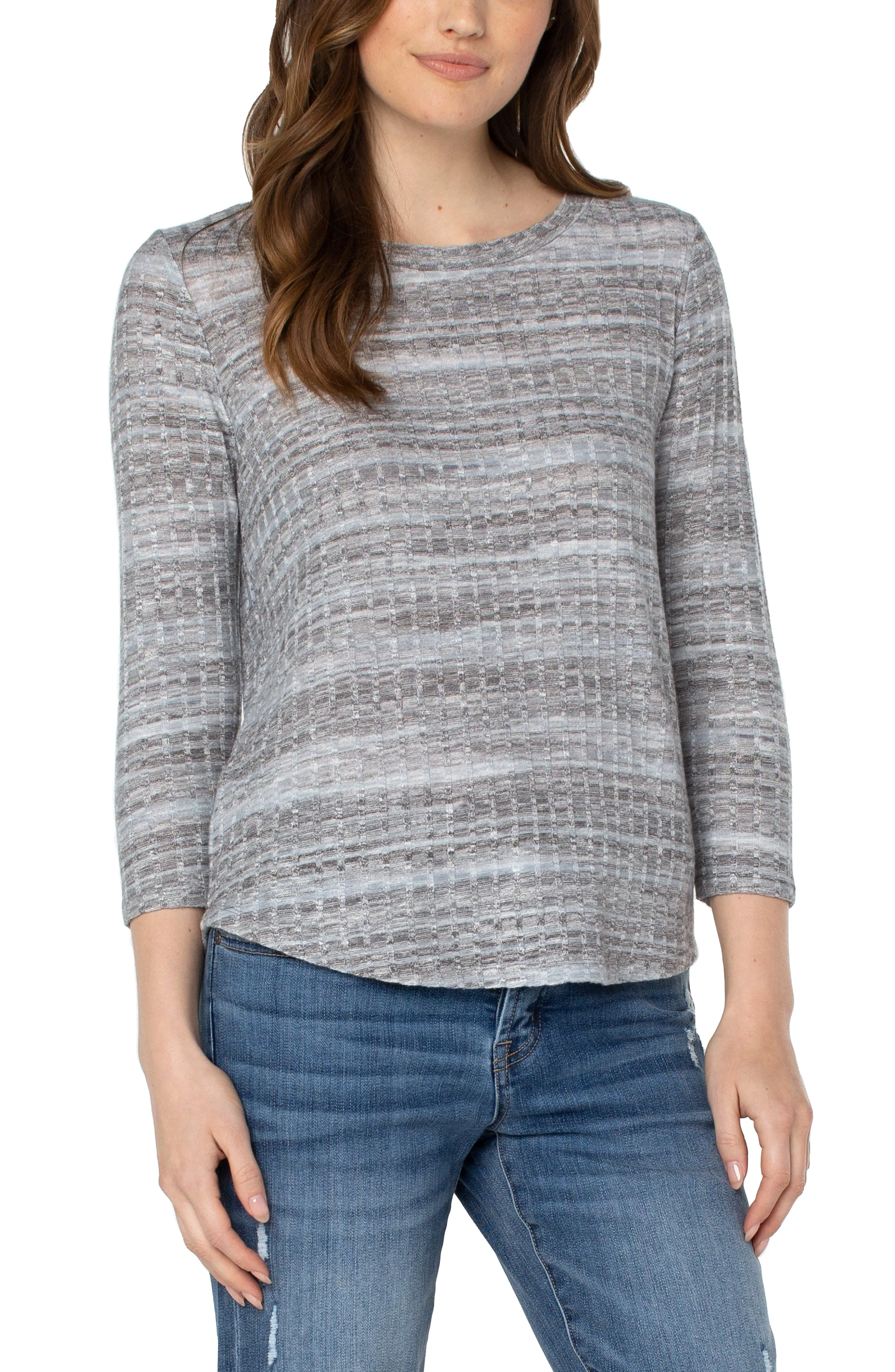 3/4 SLEEVE KNIT TOP sold by Liverpool Jeans Company