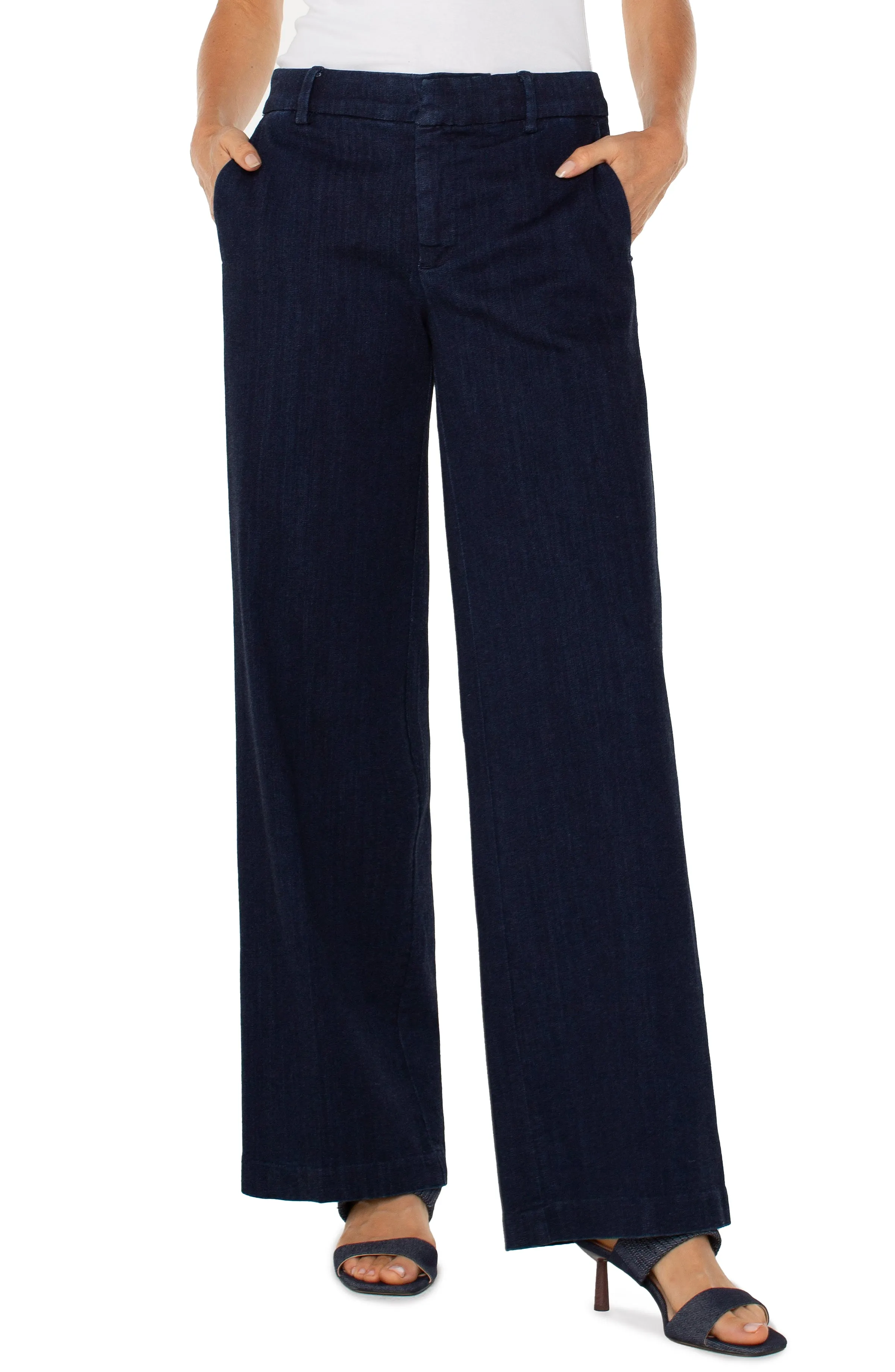 KELSEY TROUSER WIDE LEG ECO sold by Liverpool Jeans Company
