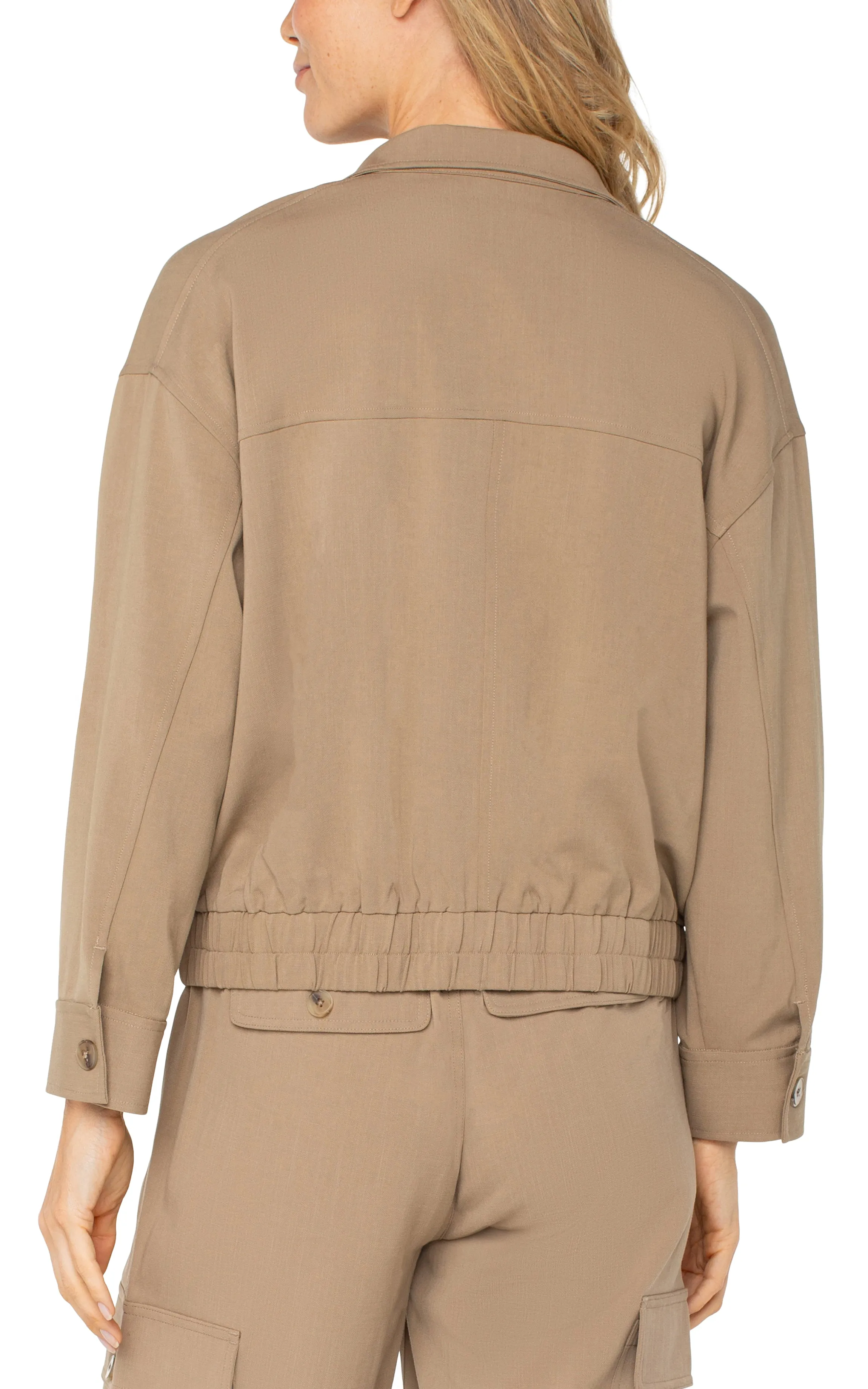 UTILITY JACKET WITH CINCH HEM sold by Liverpool Jeans Company product image thumbnail 2