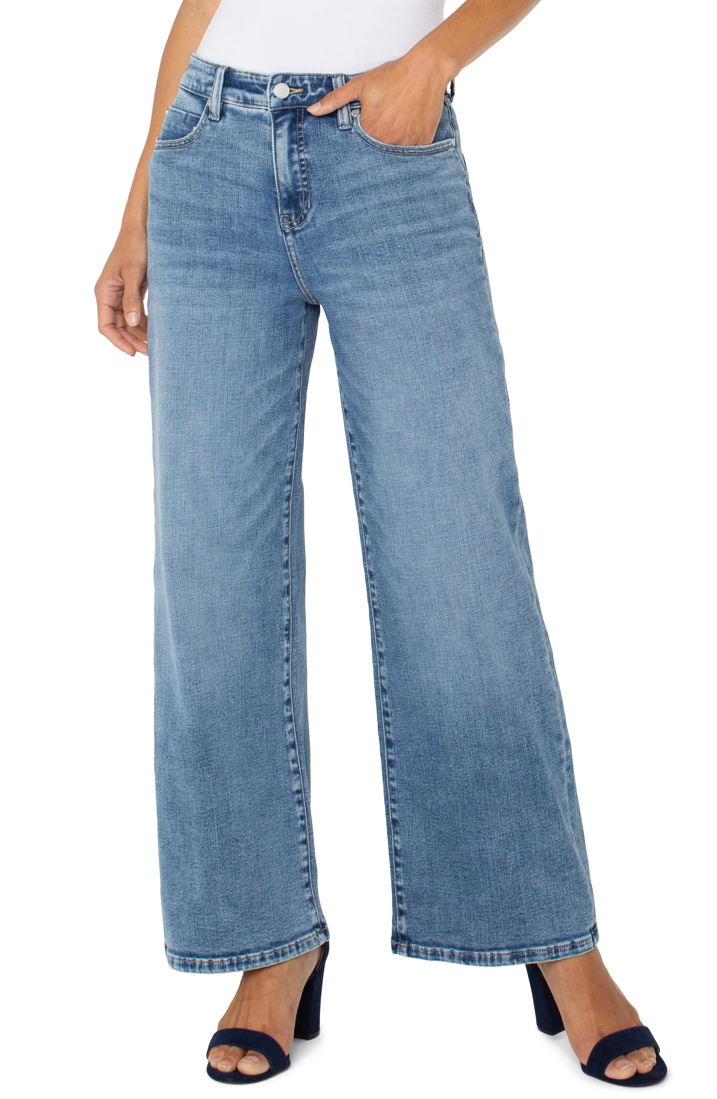 STRIDE HIGH RISE WIDE LEG sold by Liverpool Jeans Company product image thumbnail 4