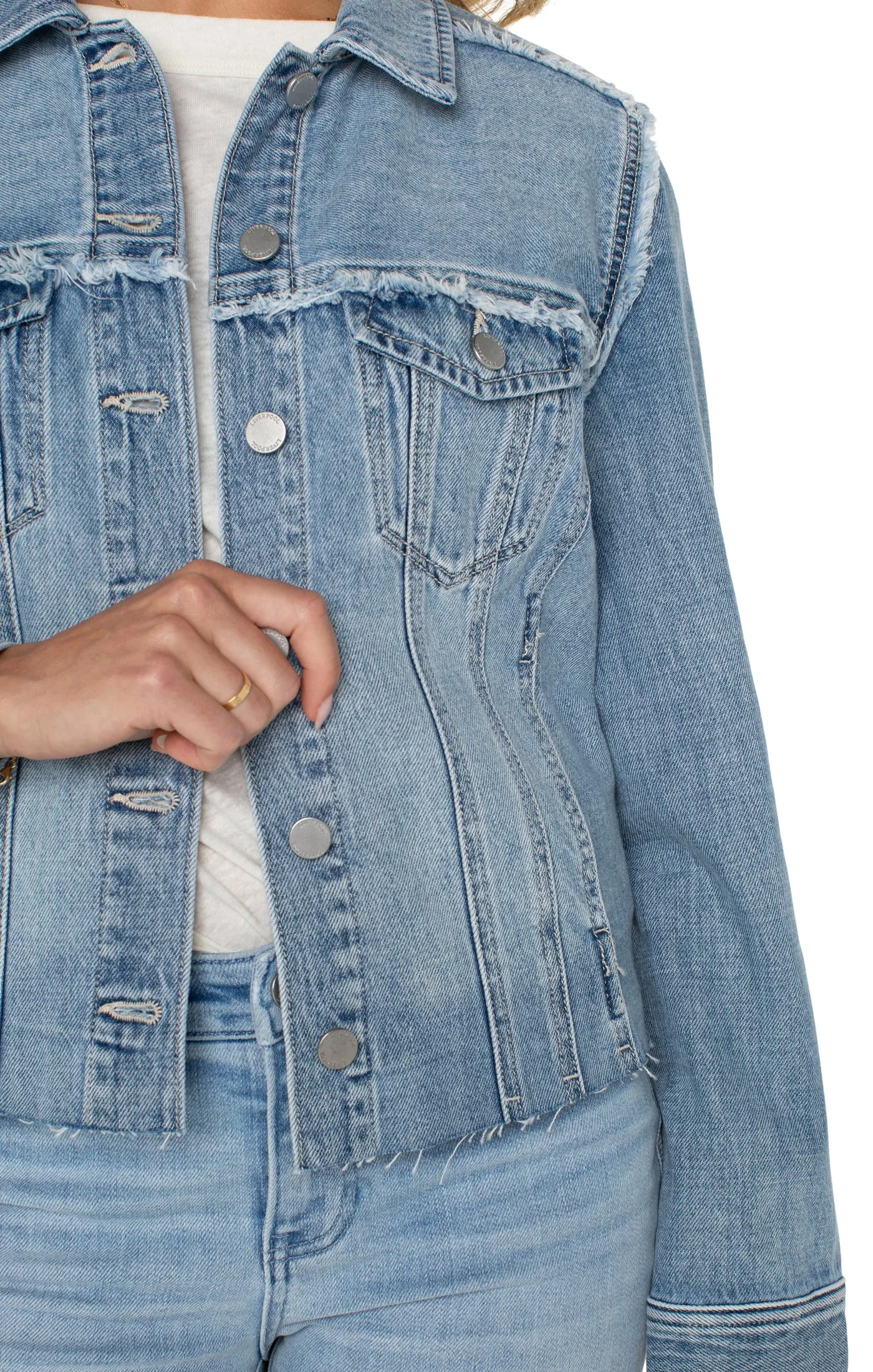 ECO TRUCKER JACKET sold by Liverpool Jeans Company product image thumbnail 3