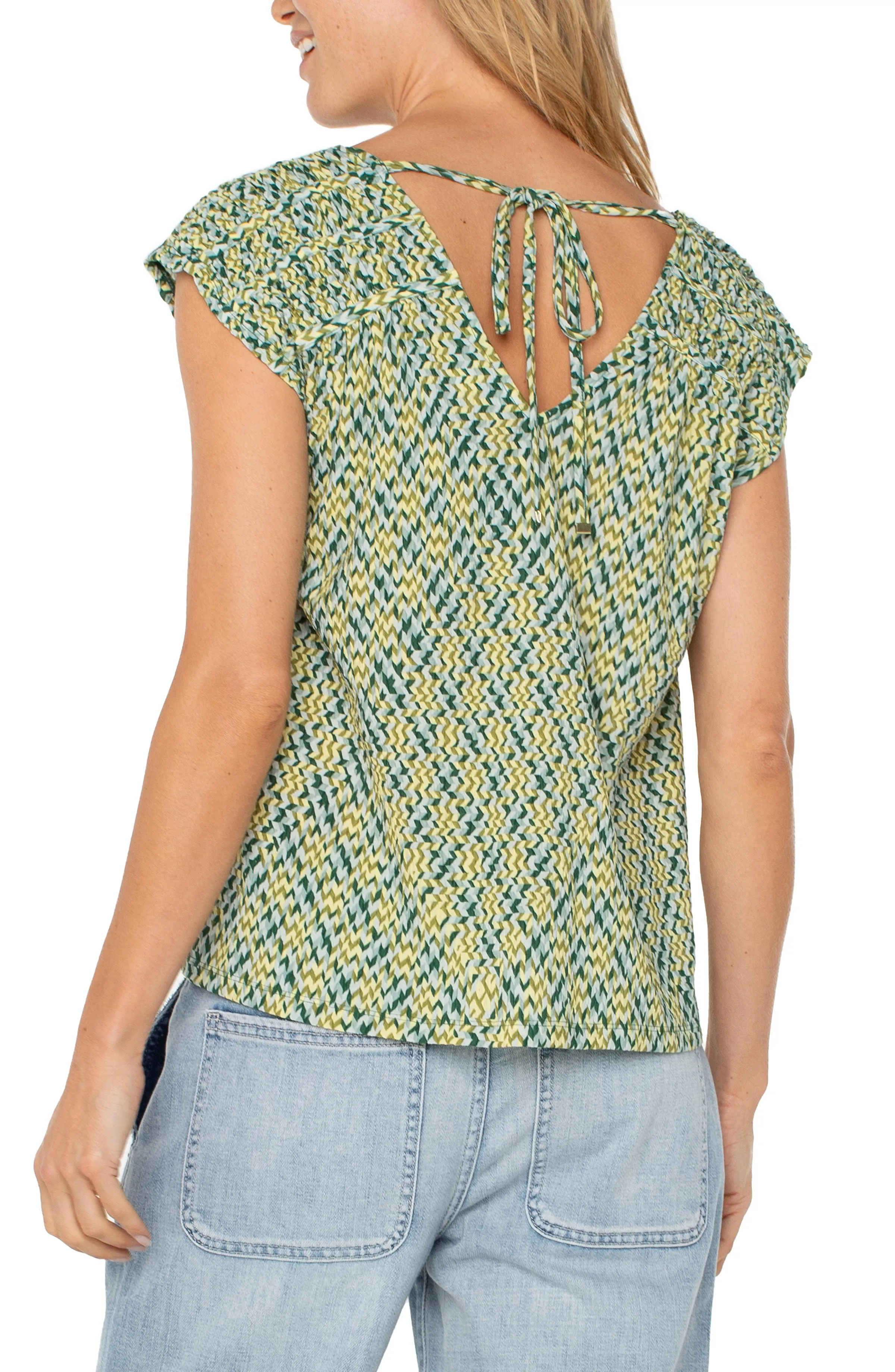 DOLMAN TIE-BACK KNIT TOP sold by Liverpool Jeans Company product image thumbnail 3