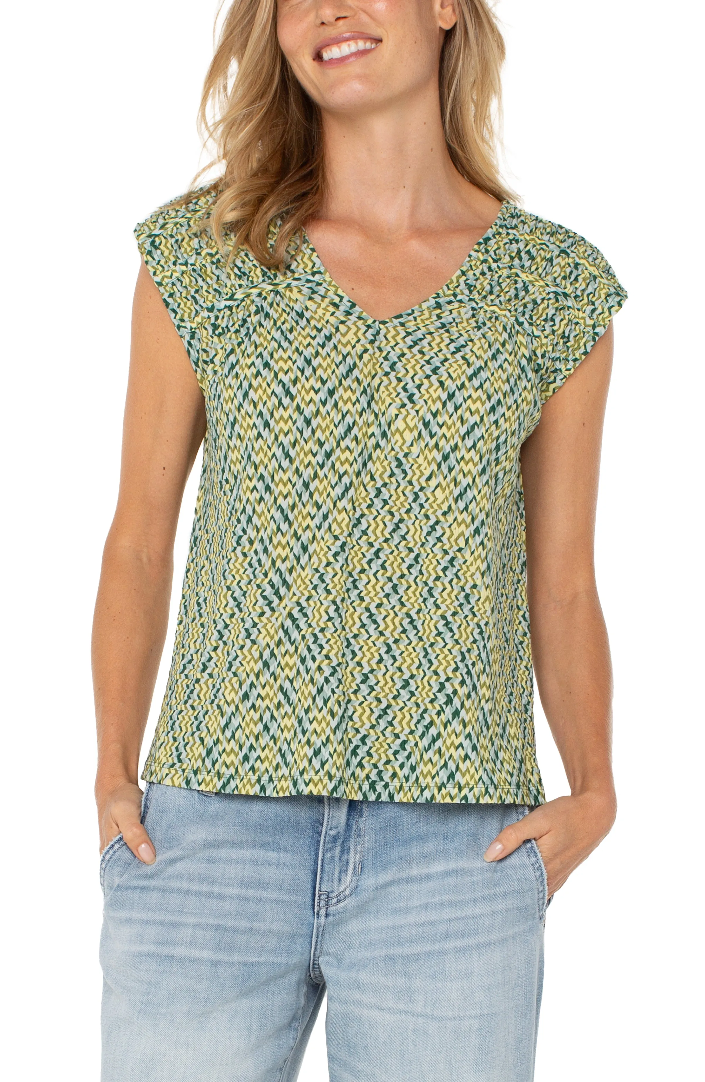 DOLMAN TIE-BACK KNIT TOP sold by Liverpool Jeans Company