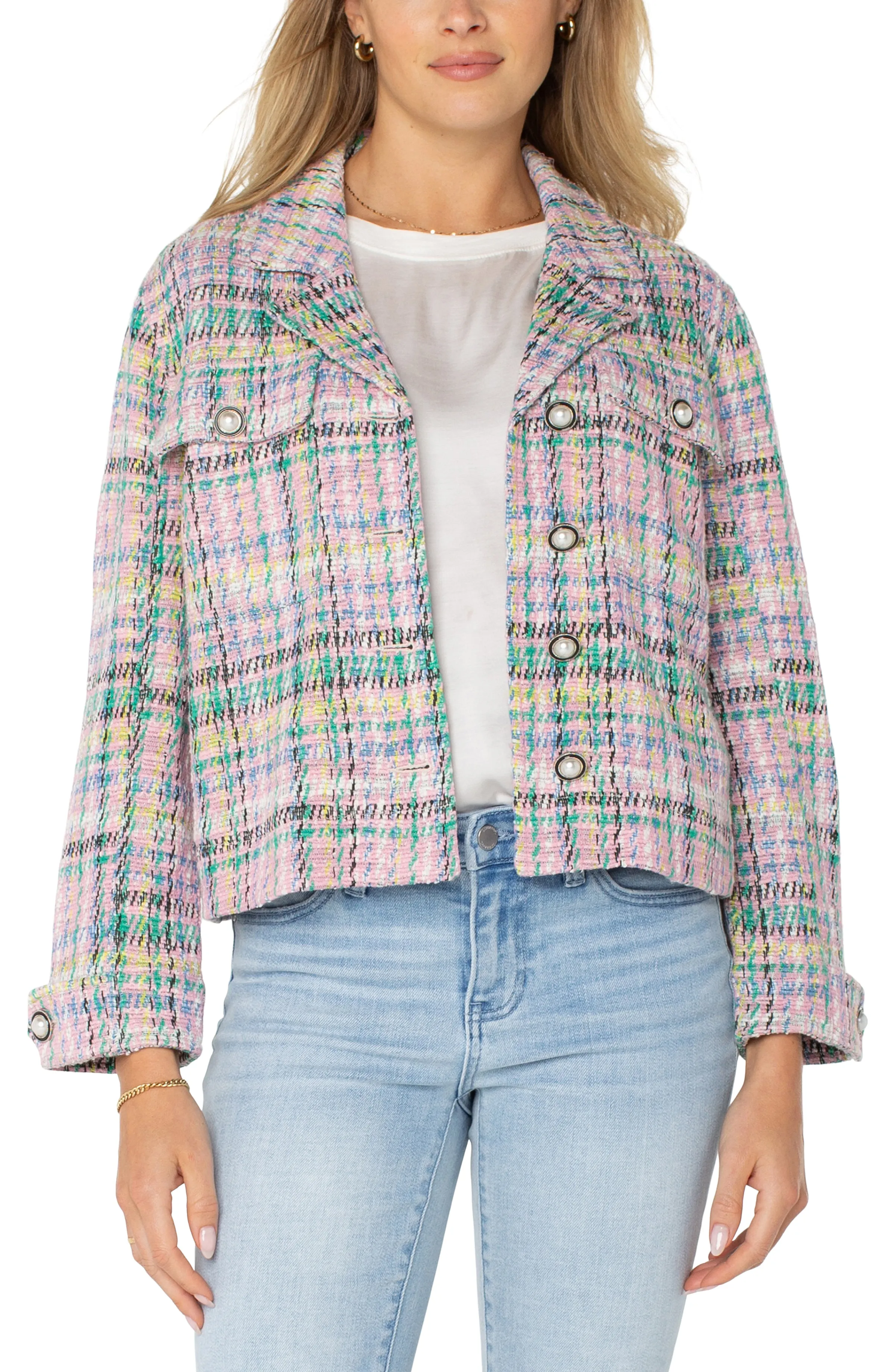 BUTTON FRONT BOXY SHACKET sold by Liverpool Jeans Company