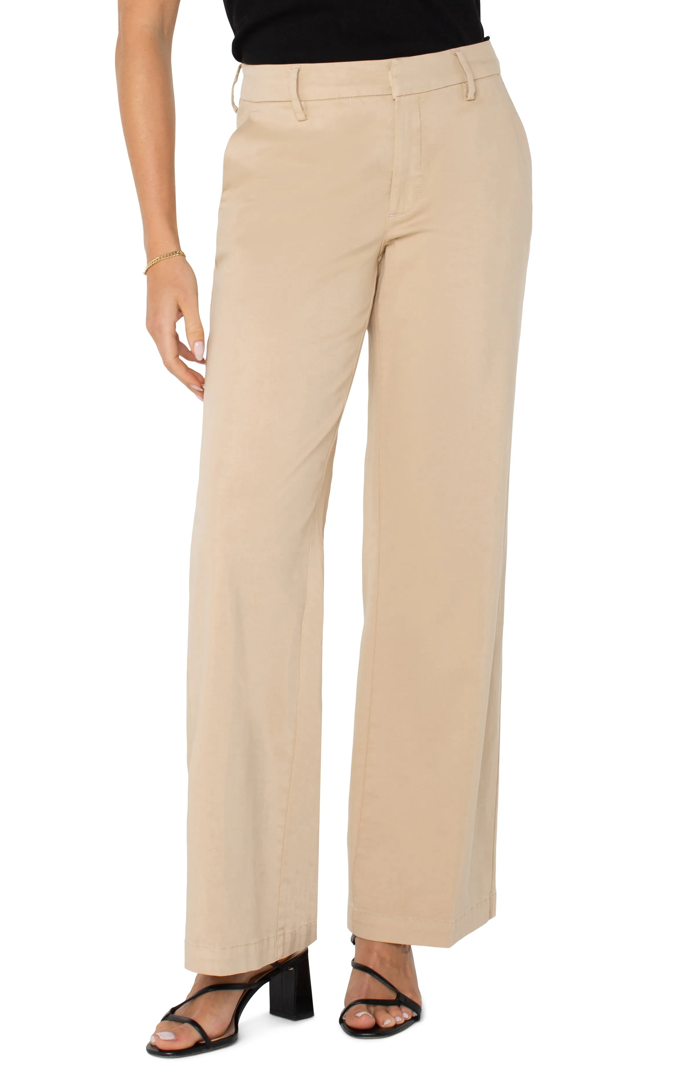 PETITE KELSEY WIDE LEG TROUSER sold by Liverpool Jeans Company product image thumbnail 4