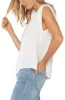 PETITE SLEEVELESS WOVEN KNIT TOP sold by Liverpool Jeans Company