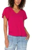 PETITE FLUTTER SLEEVE KNIT TOP sold by Liverpool Jeans Company
