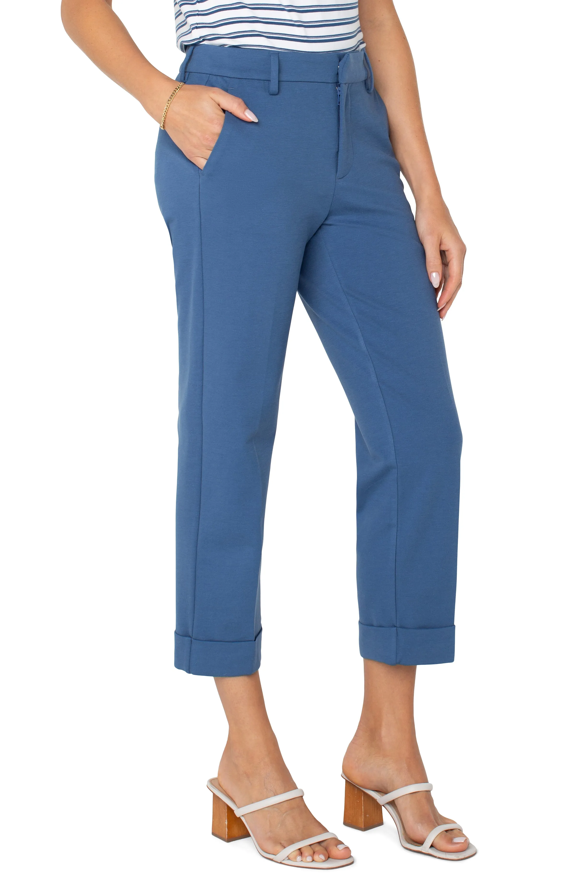 PETITE KELSEY CROP TROUSER sold by Liverpool Jeans Company product image thumbnail 5