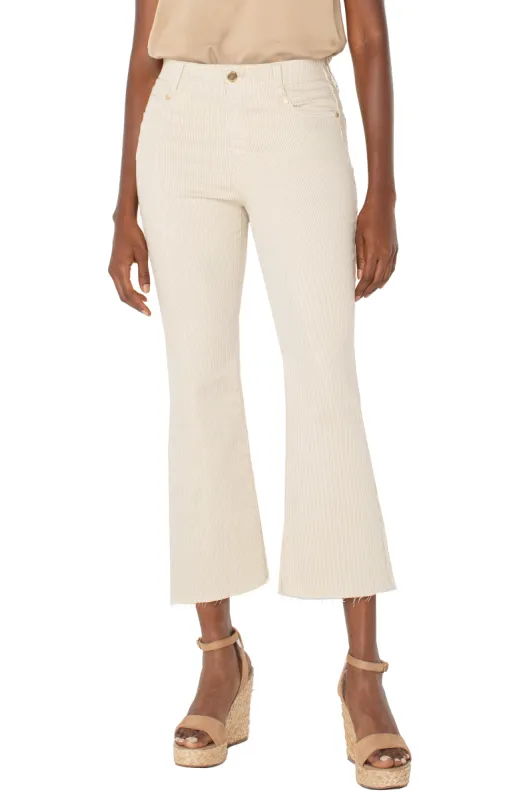 PETITE THE GIA GLIDER® CROP FLARE WITH BACK PLEAT sold by Liverpool Jeans Company
