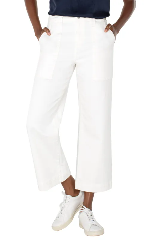 STRIDE HI-RISE WIDE LEG CROP sold by Liverpool Jeans Company