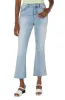 HANNAH HI-RISE CROP FLARE WITH CUT HEM sold by Liverpool Jeans Company