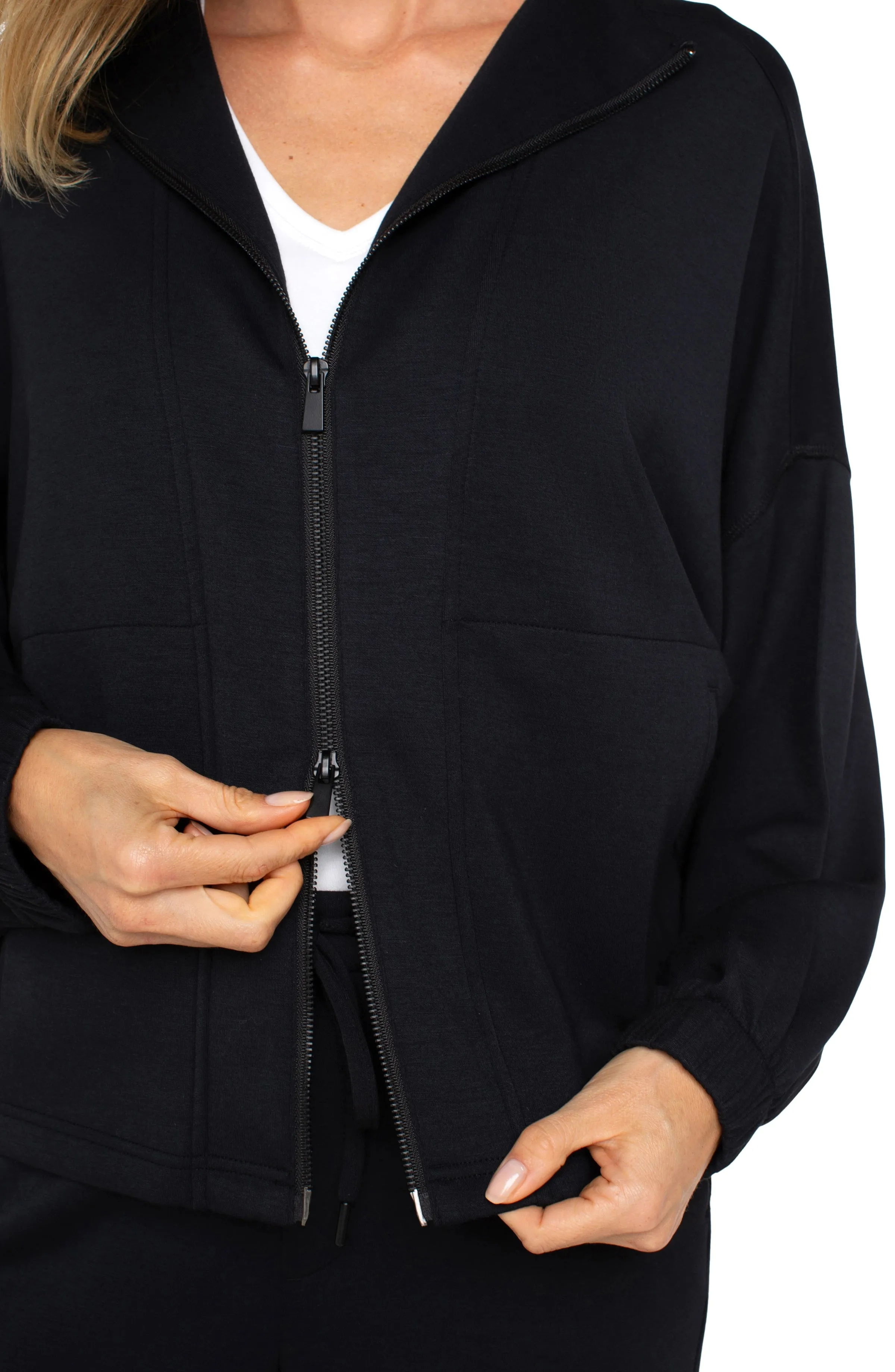 ZIP UP FUNNEL NECK JACKET sold by Liverpool Jeans Company product image thumbnail 3