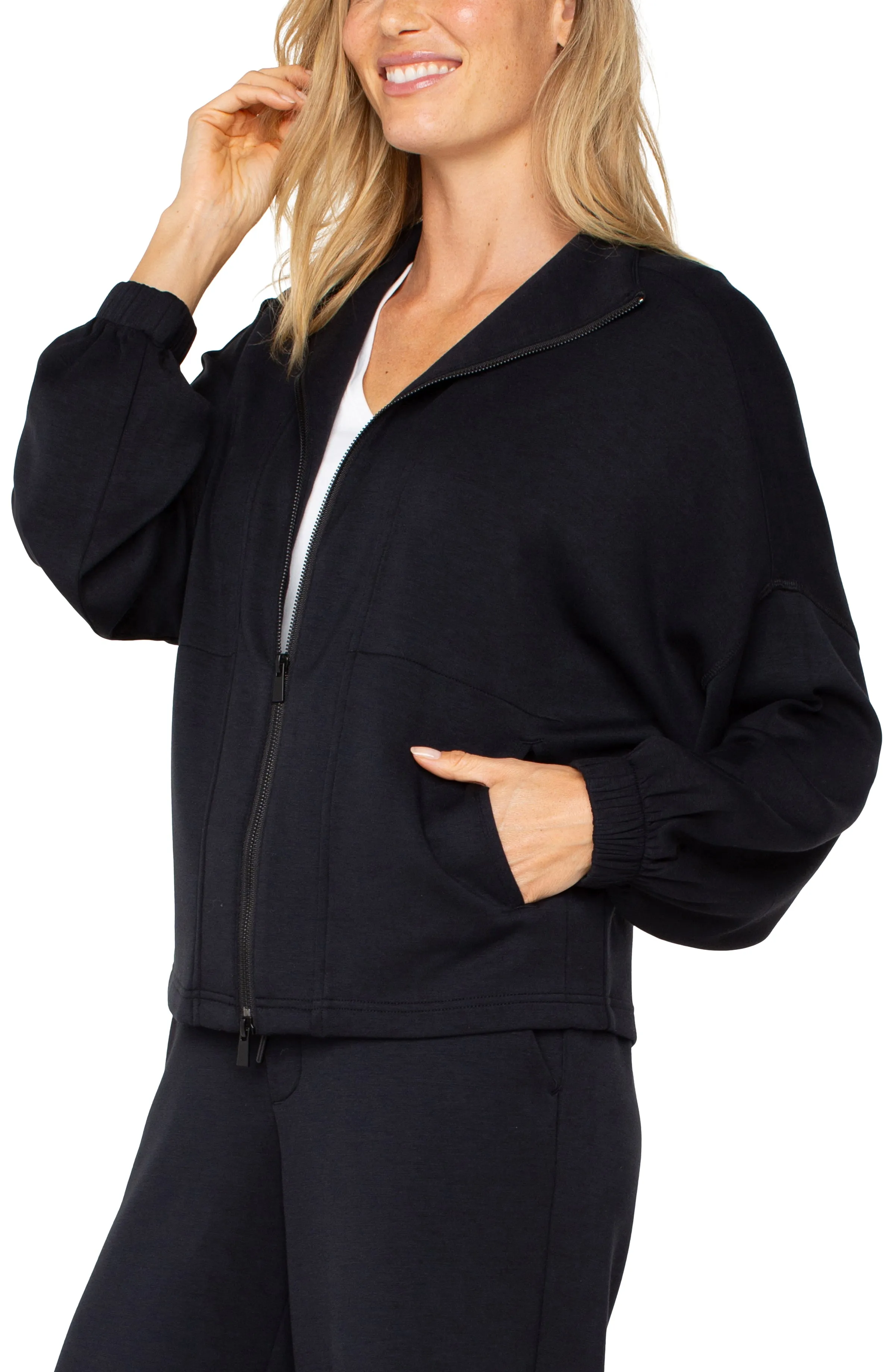 ZIP UP FUNNEL NECK JACKET sold by Liverpool Jeans Company product image thumbnail 5