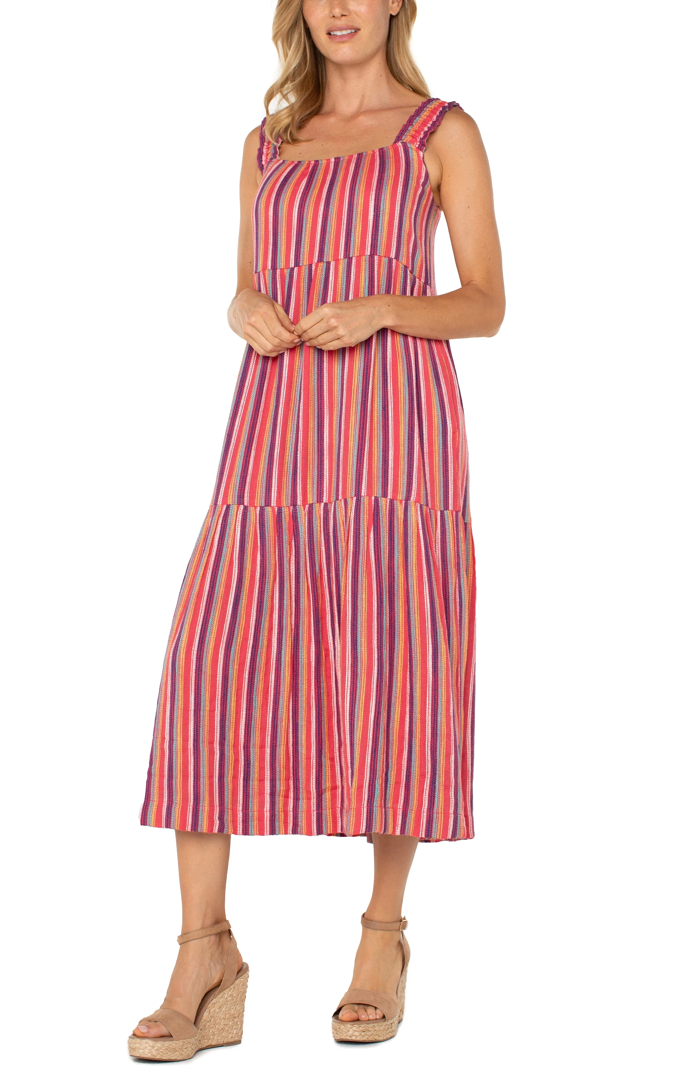 SLEEVELESS MIDI DRESS sold by Liverpool Jeans Company product image thumbnail 5
