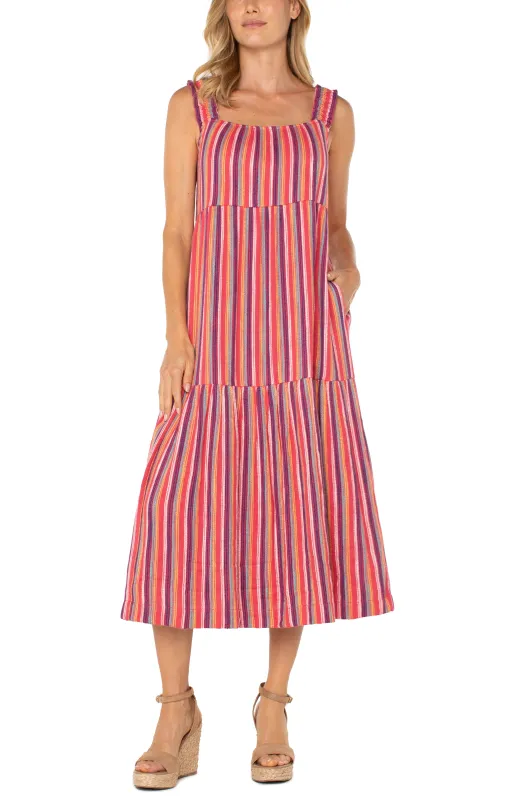 SLEEVELESS MIDI DRESS sold by Liverpool Jeans Company