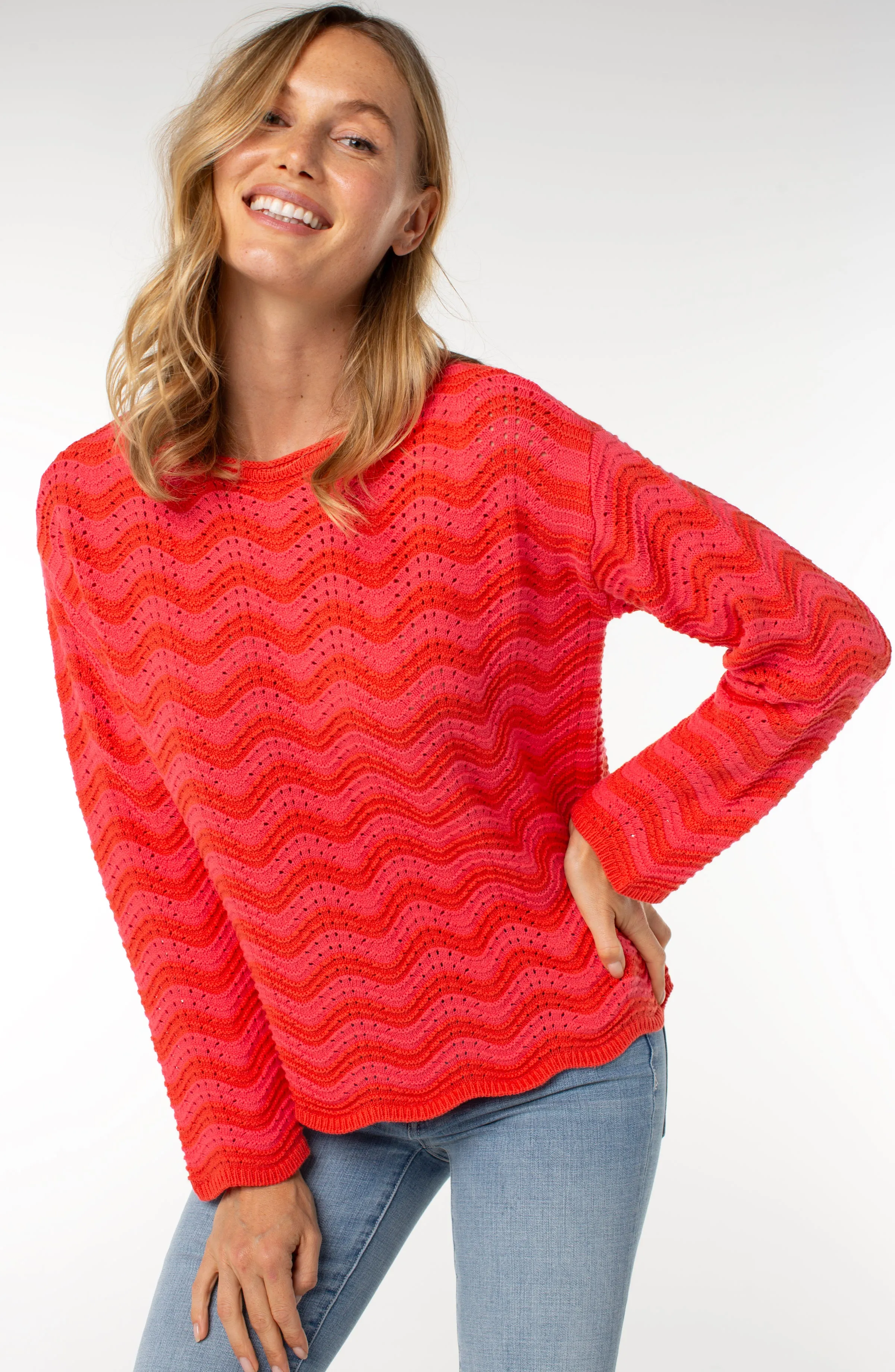 LONG SLEEVE BOATNECK SWEATER sold by Liverpool Jeans Company product image thumbnail 2