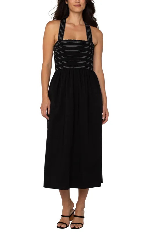 SLEEVELESS MIDI DRESS sold by Liverpool Jeans Company