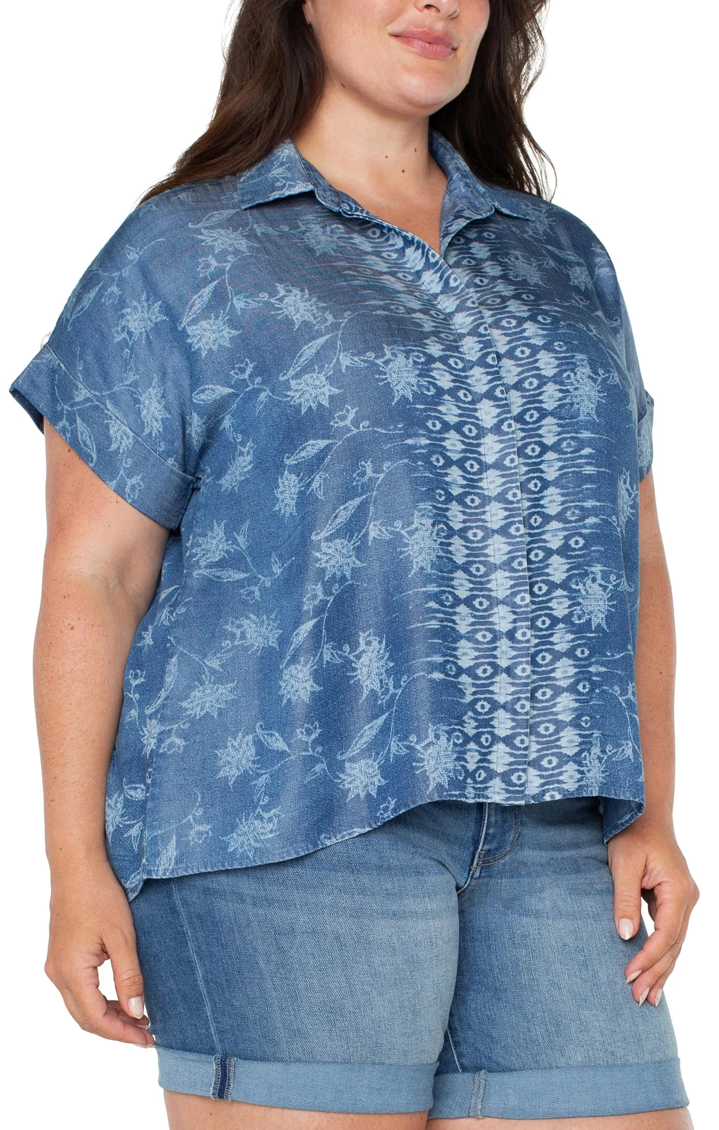 COLLARED CAMP SHIRT sold by Liverpool Jeans Company product image thumbnail 2