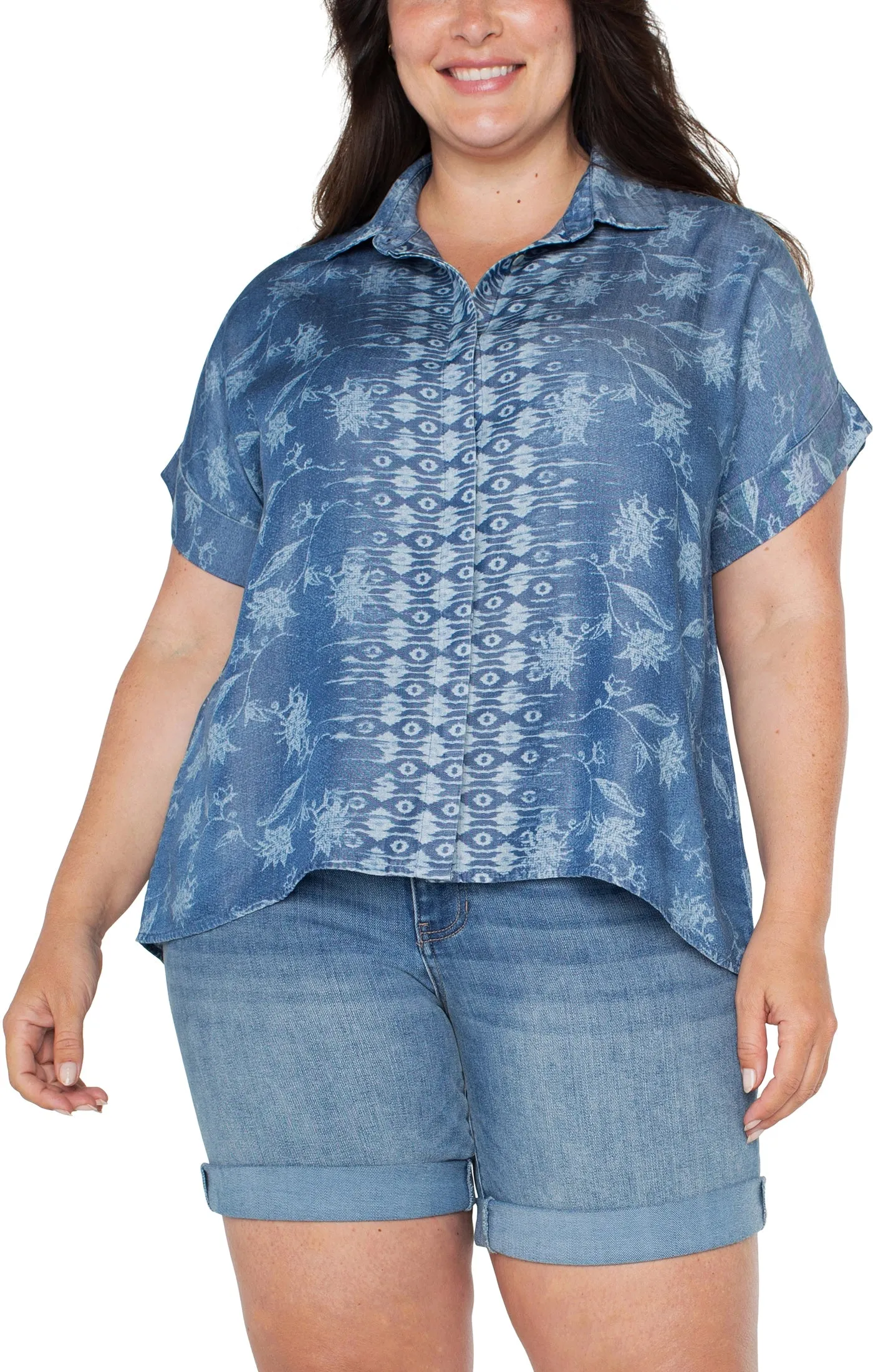 COLLARED CAMP SHIRT sold by Liverpool Jeans Company