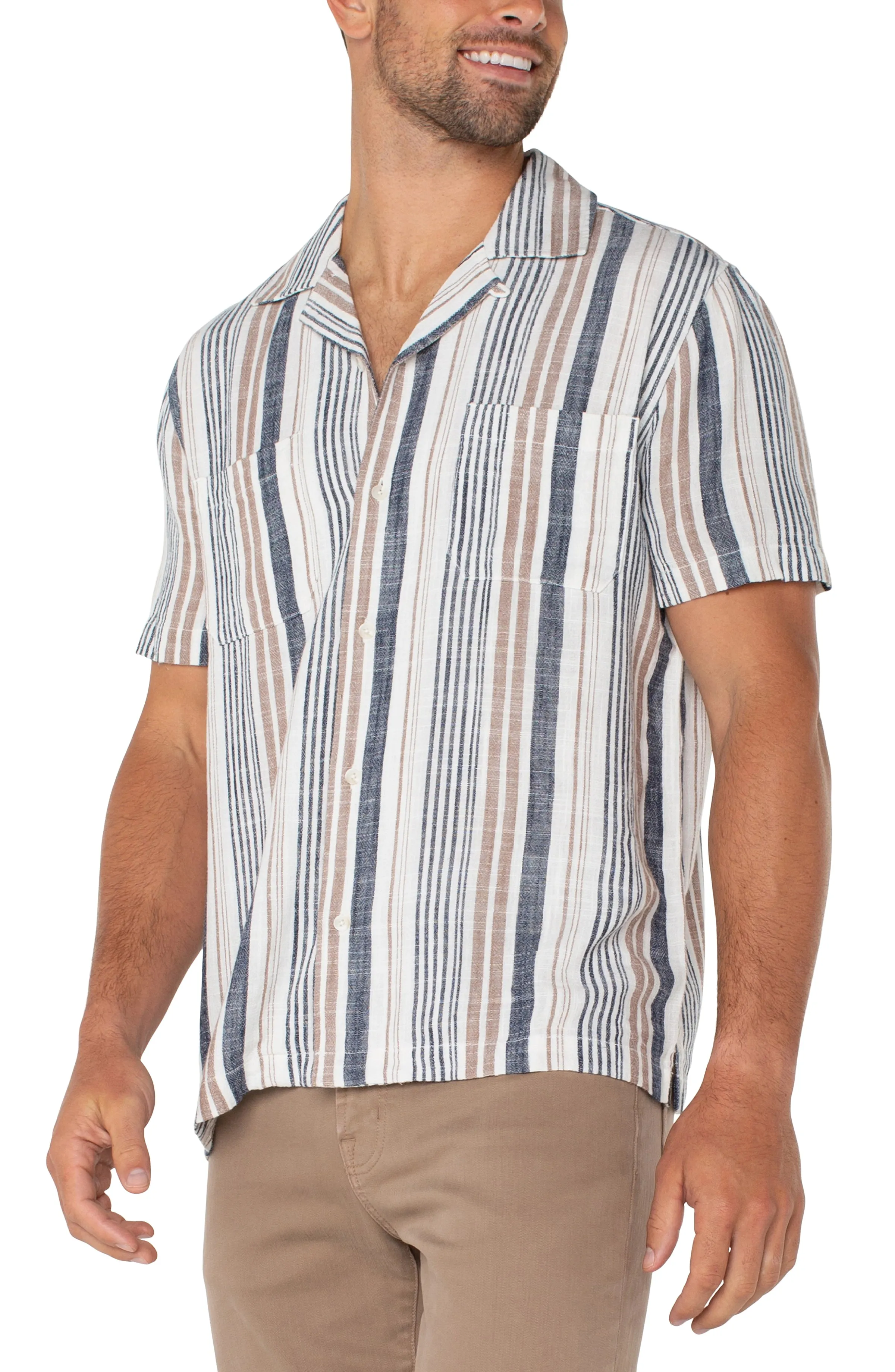 SHORT SLEEVE CAMP SHIRT sold by Liverpool Jeans Company product image thumbnail 5