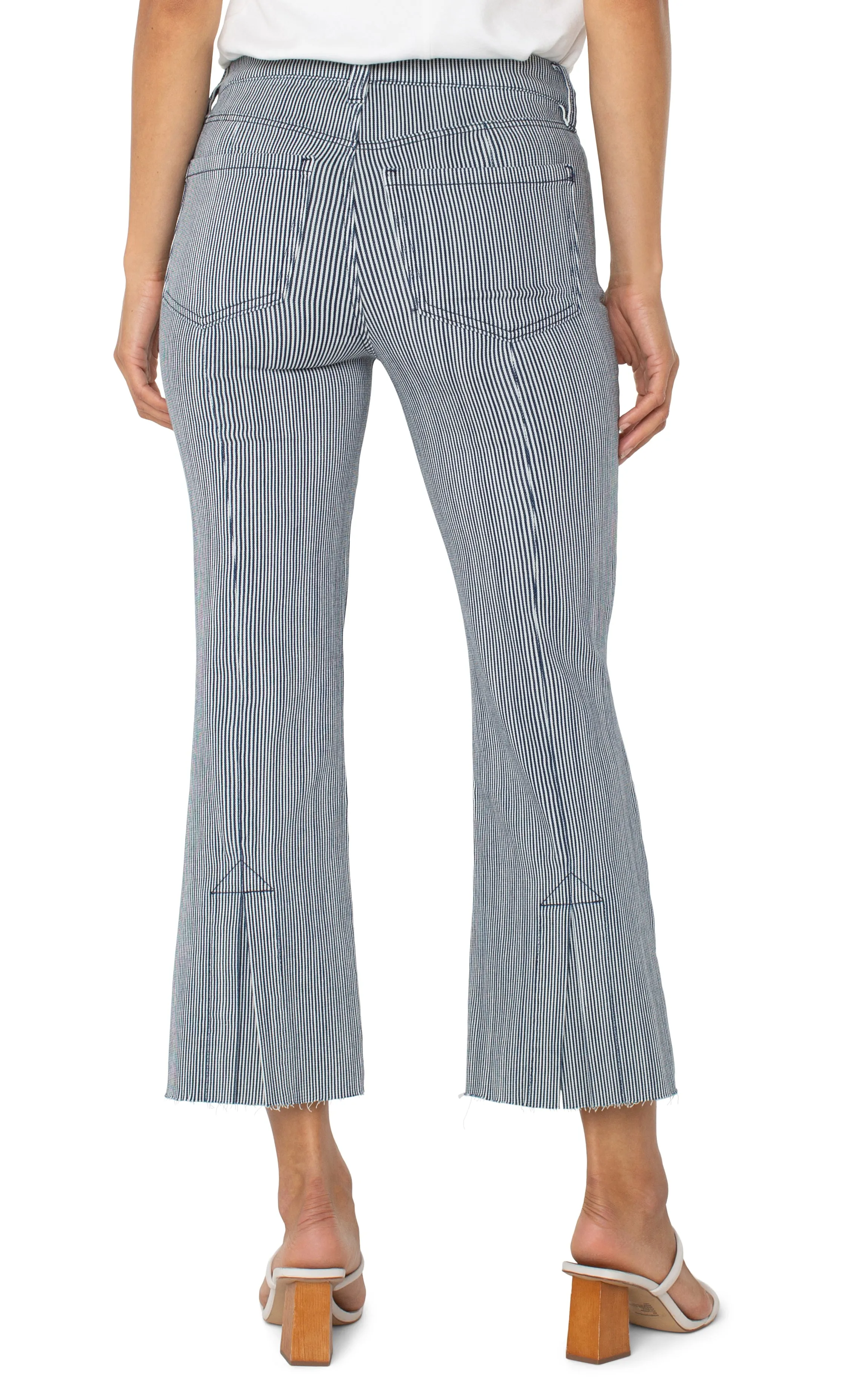 THE PETITE GIA GLIDER® CROP FLARE WITH BACK PLEAT sold by Liverpool Jeans Company product image thumbnail 2