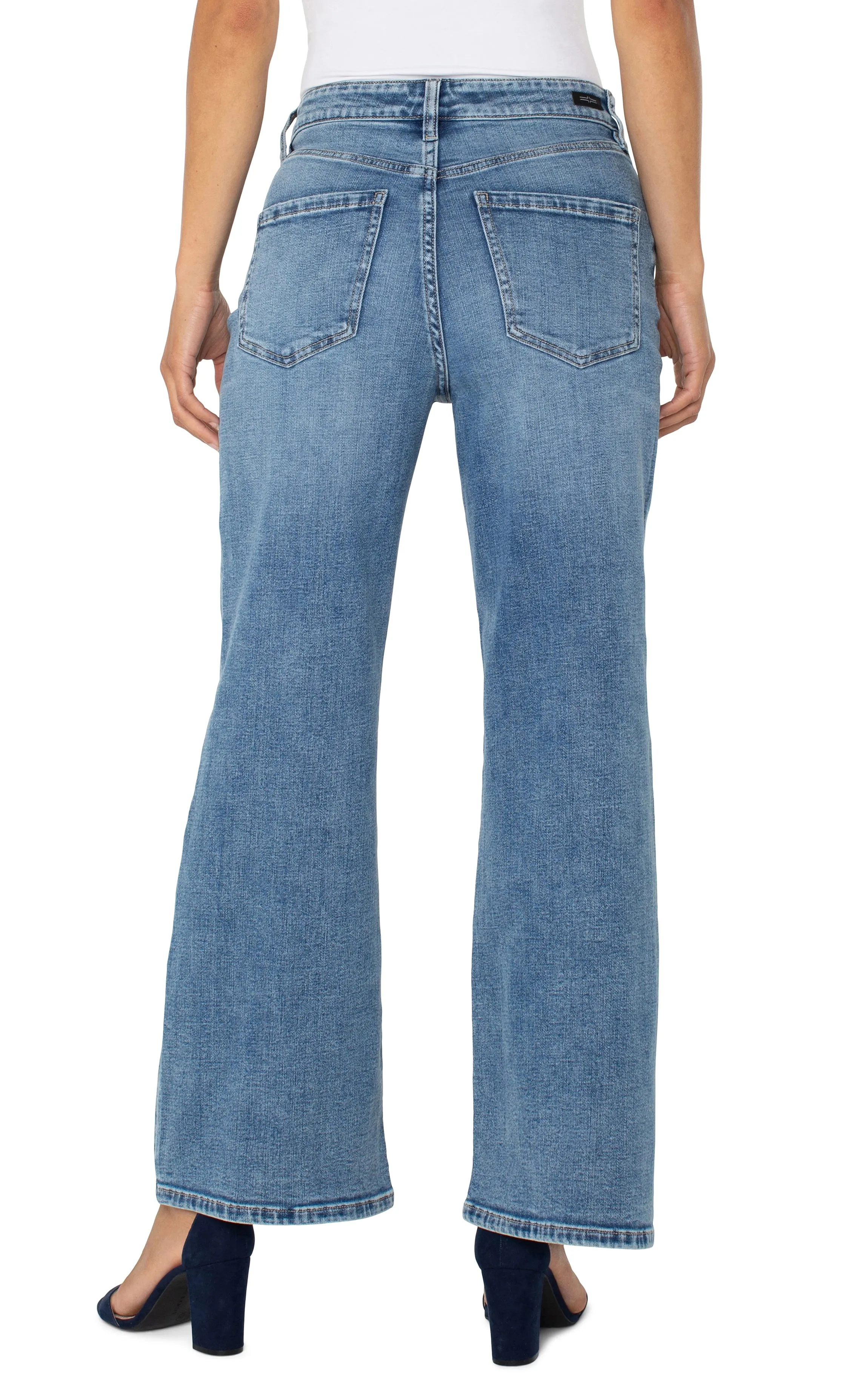 PETITE STRIDE HIGH RISE WIDE LEG sold by Liverpool Jeans Company product image thumbnail 2