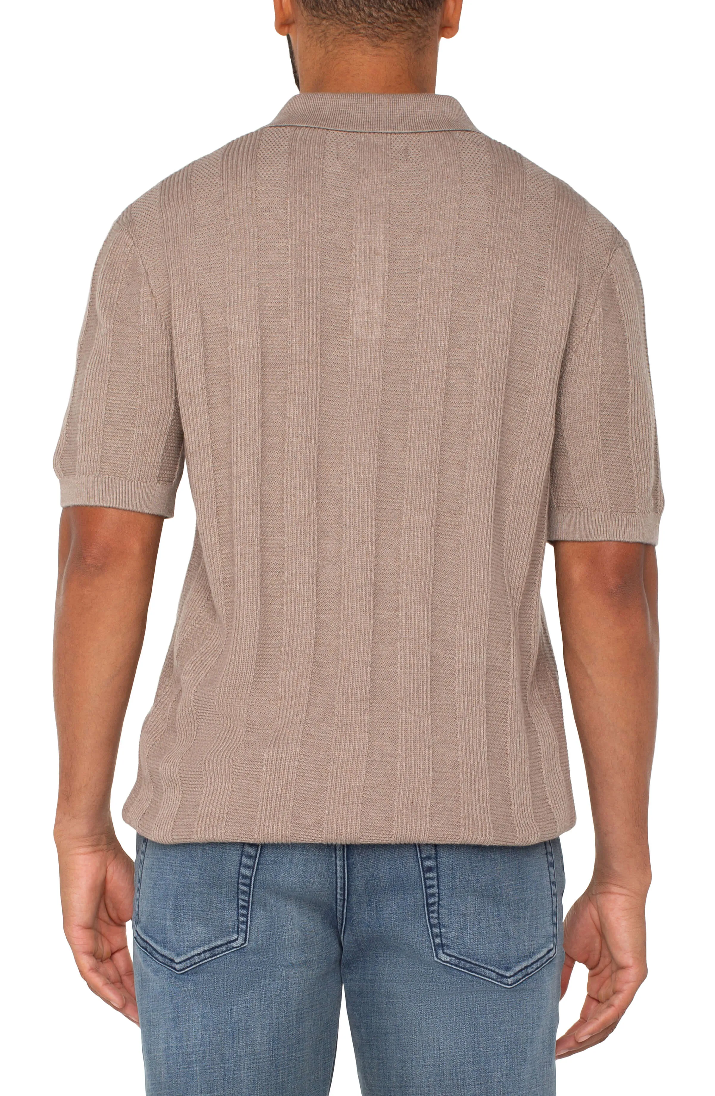 SWEATER KNIT POLO sold by Liverpool Jeans Company product image thumbnail 2