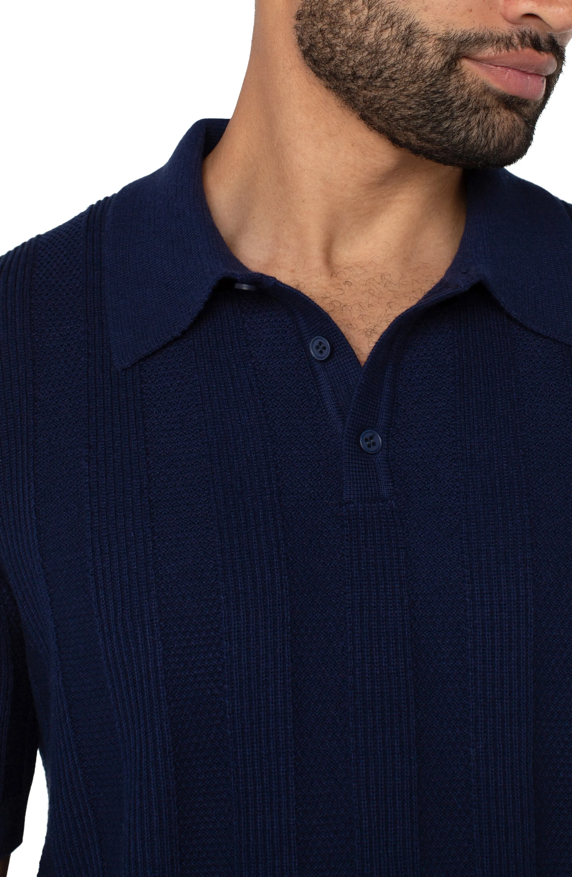 SWEATER KNIT POLO sold by Liverpool Jeans Company product image thumbnail 3