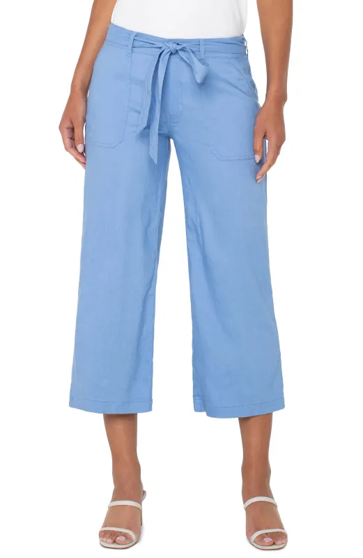 BELTED WIDE LEG CROP sold by Liverpool Jeans Company