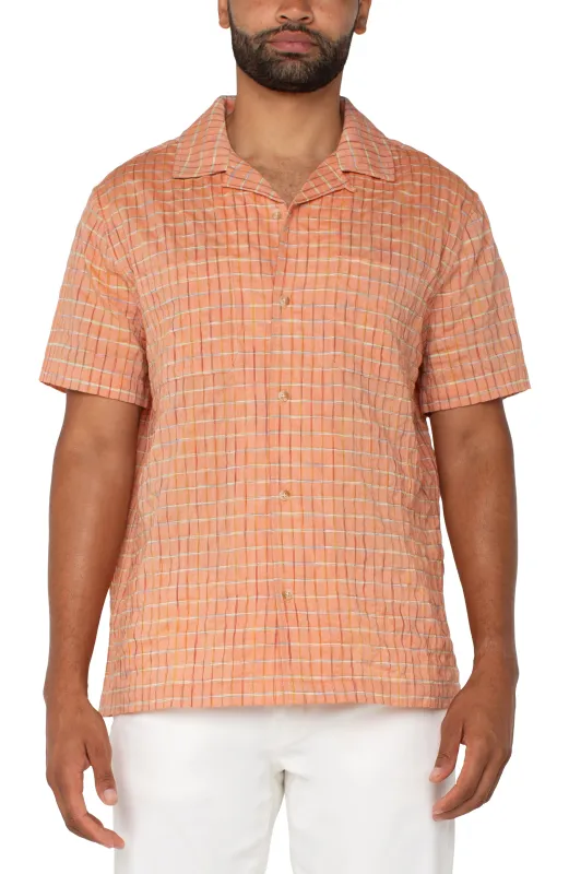 SHORT SLEEVE CAMP SHIRT sold by Liverpool Jeans Company