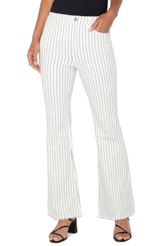 HANNAH HI-RISE FLARE WITH FRAY HEM sold by Liverpool Jeans Company