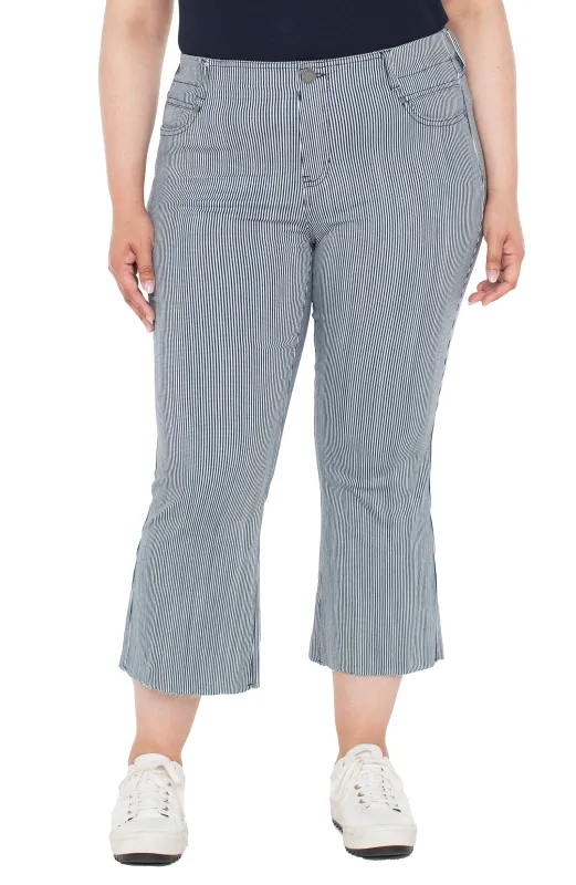 THE GIA GLIDER® CROP FLARE WITH BACK PLEAT sold by Liverpool Jeans Company