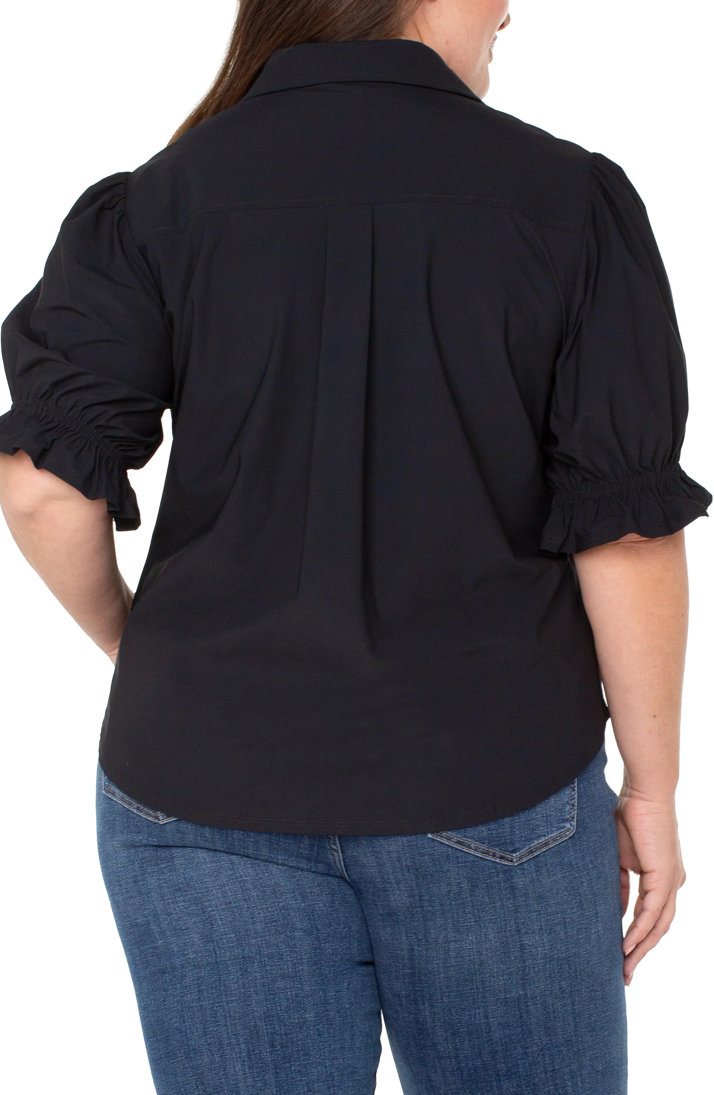 SNAP FRONT KNIT SHIRT sold by Liverpool Jeans Company product image thumbnail 2