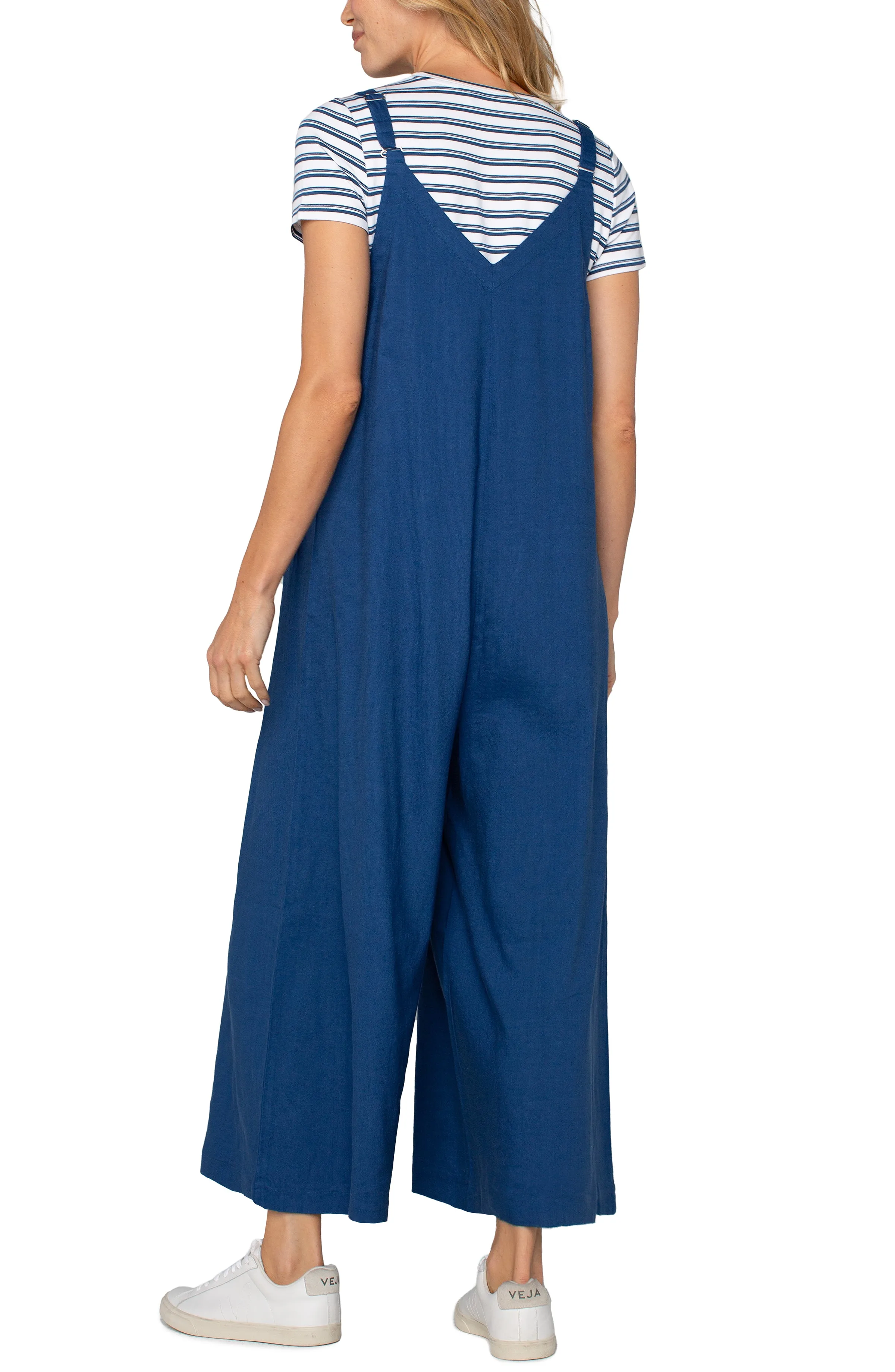 SLEEVELESS JUMPSUIT WITH WIDE LEG sold by Liverpool Jeans Company product image thumbnail 2