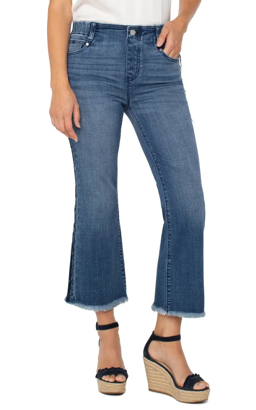 THE GIA GLIDER® CROP FLARE sold by Liverpool Jeans Company