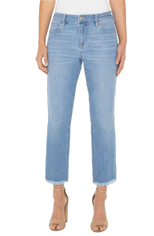 LIV RELAXED SKINNY WITH FRAYED HEM sold by Liverpool Jeans Company