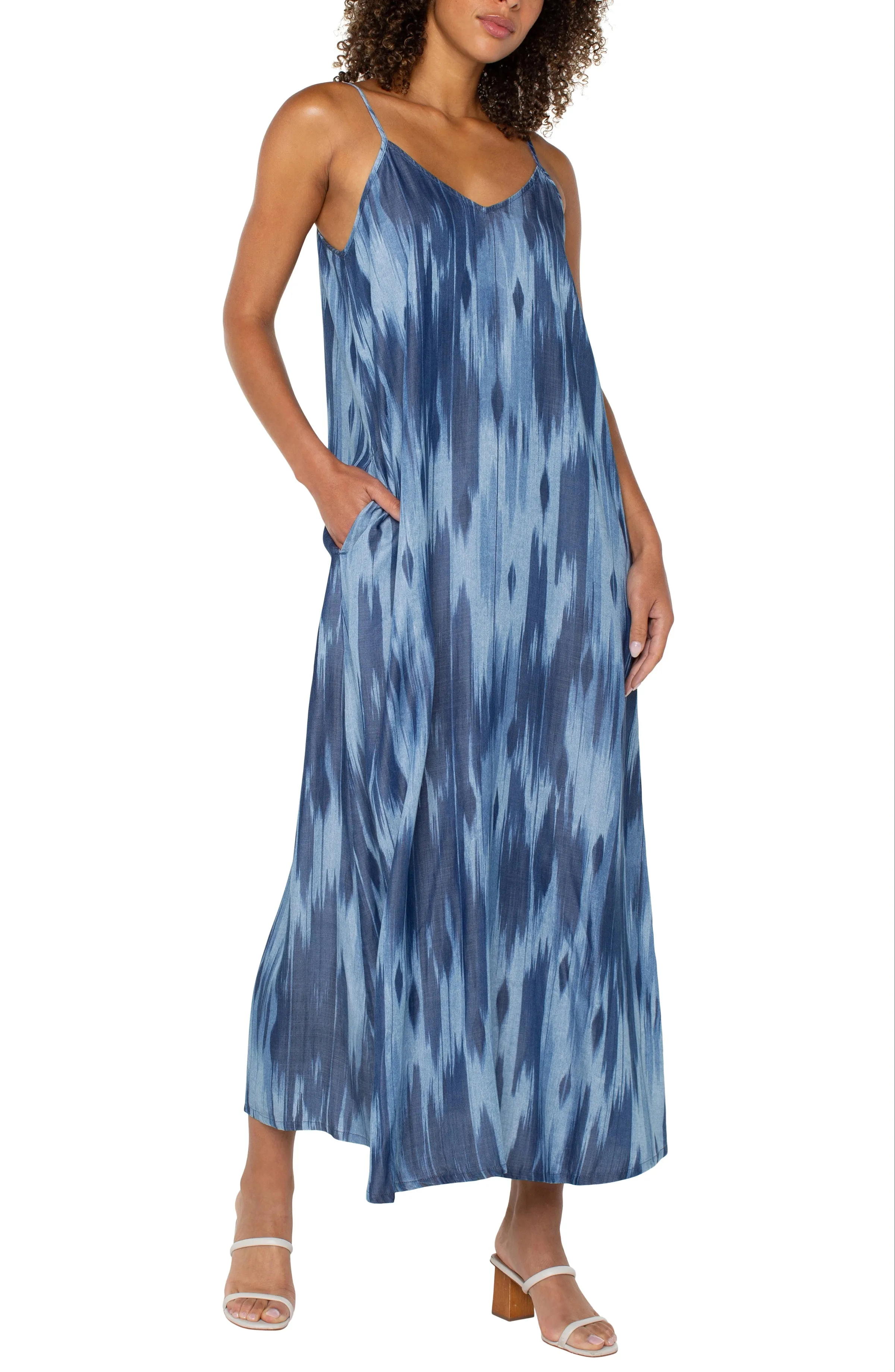 SPAGHETTI STRAP MAXI WITH POCKETS sold by Liverpool Jeans Company product image thumbnail 4