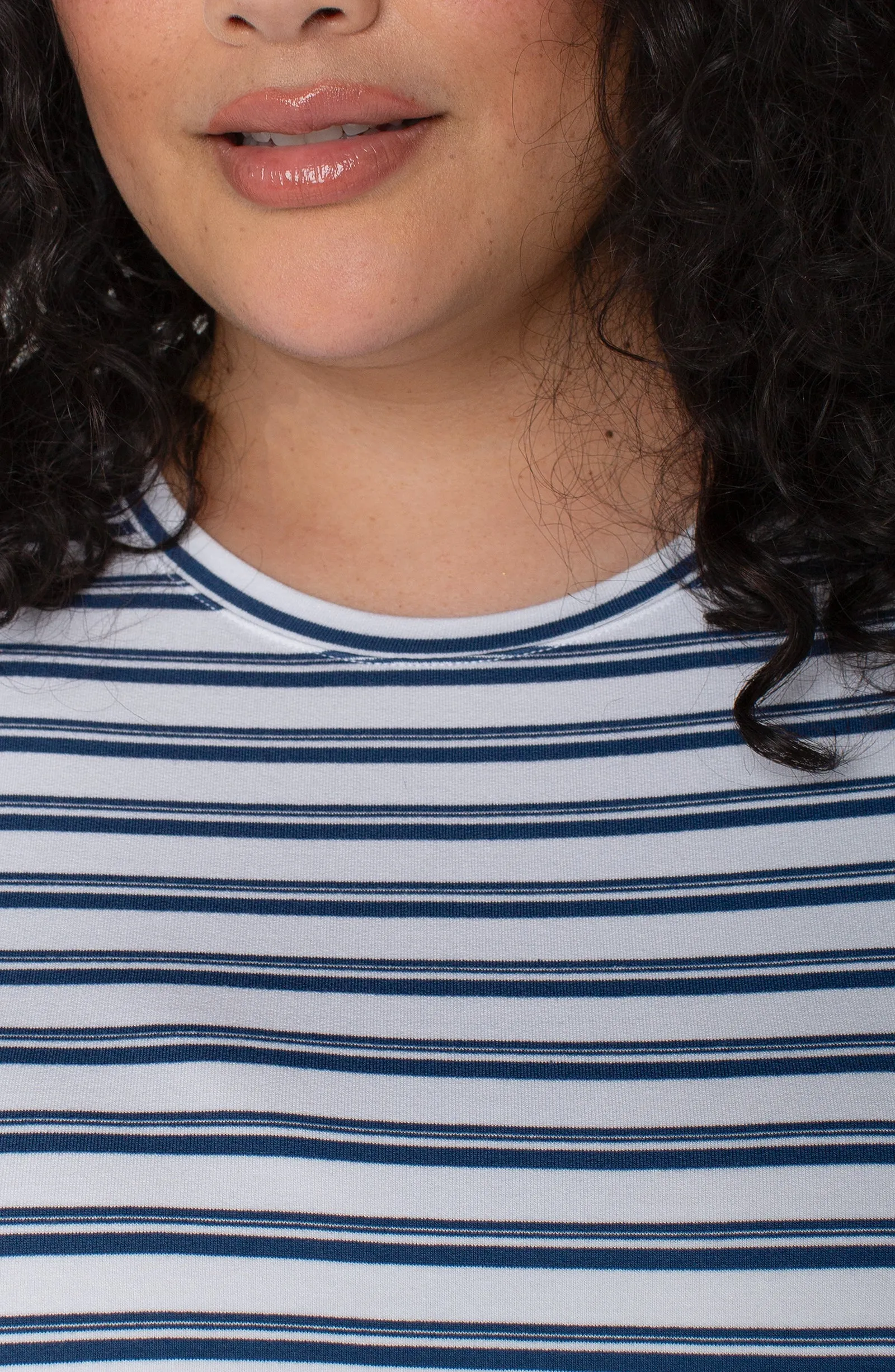 SHORT SLEEVE CREW NECK CLASSIC KNIT TEE sold by Liverpool Jeans Company product image thumbnail 2