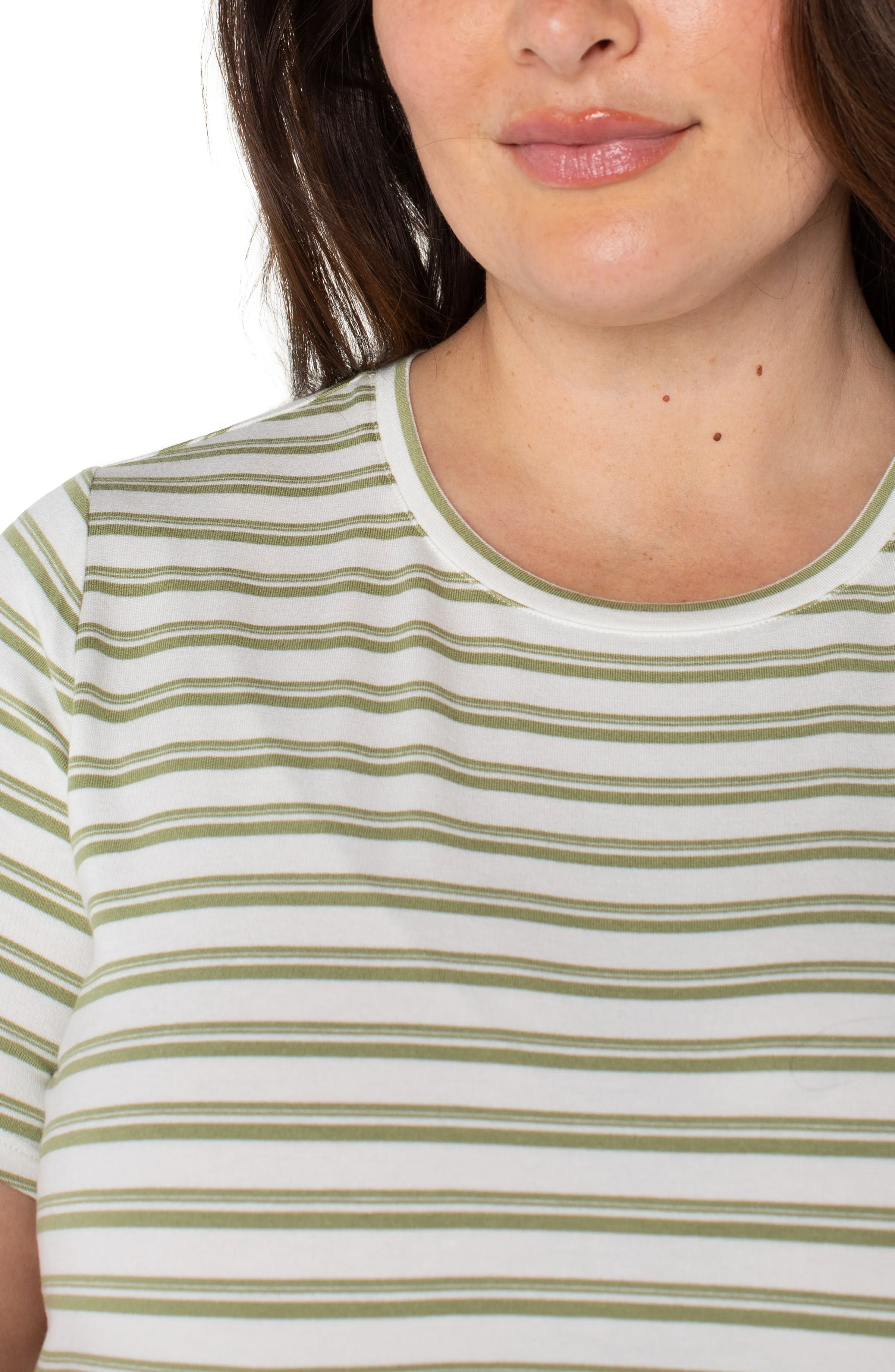 SHORT SLEEVE CREW NECK CLASSIC KNIT TEE sold by Liverpool Jeans Company product image thumbnail 3