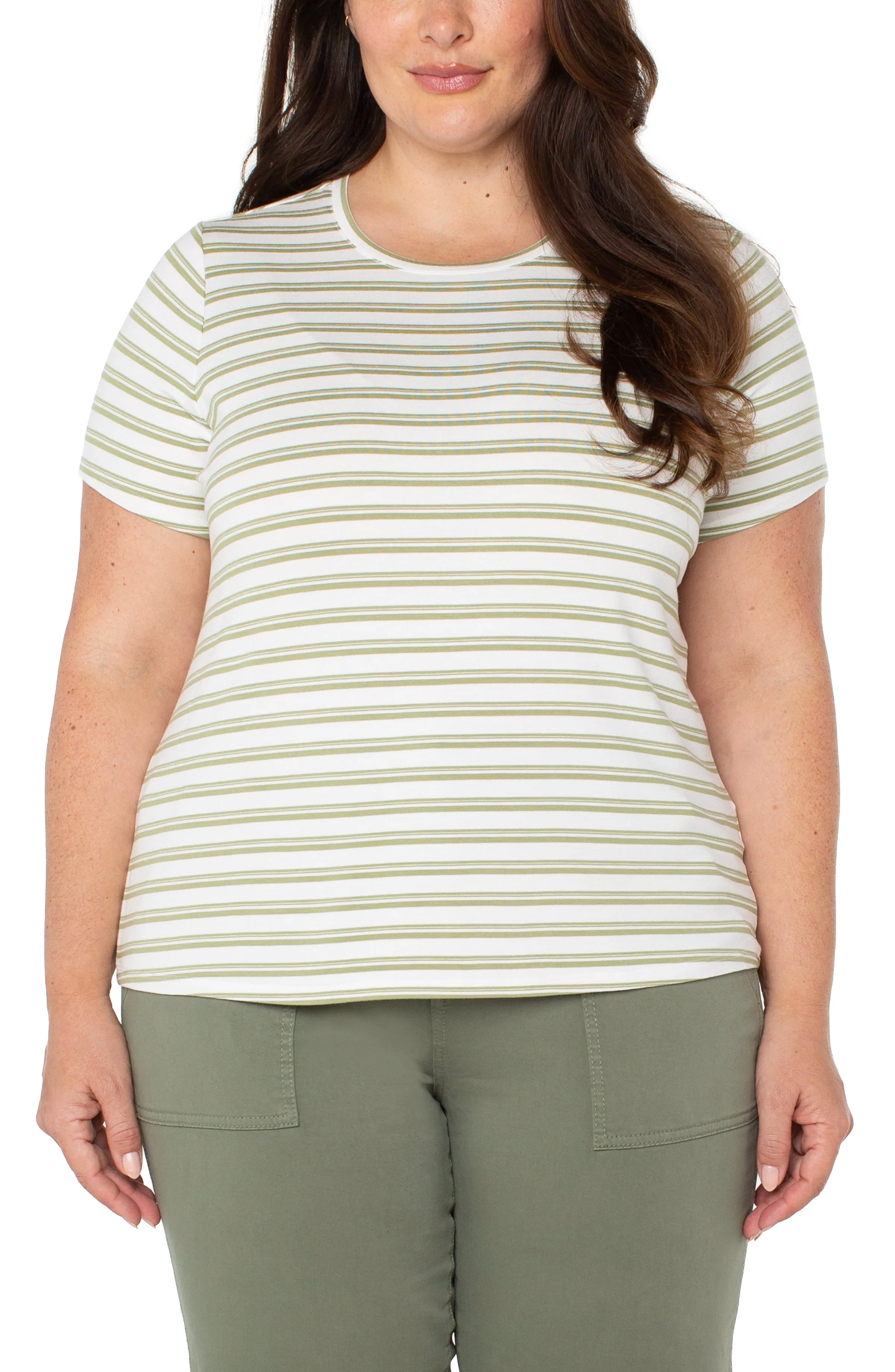 SHORT SLEEVE CREW NECK CLASSIC KNIT TEE sold by Liverpool Jeans Company