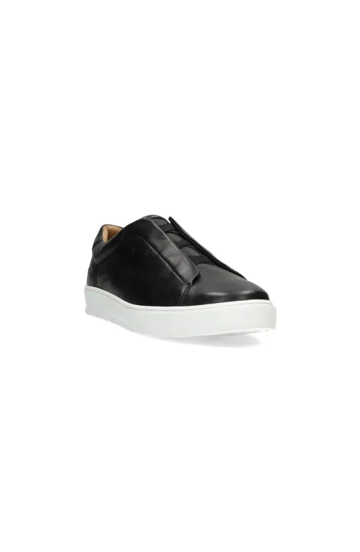 RAZOR LEATHER FAUX LACE SLIP ON SNEAKER sold by Liverpool Jeans Company