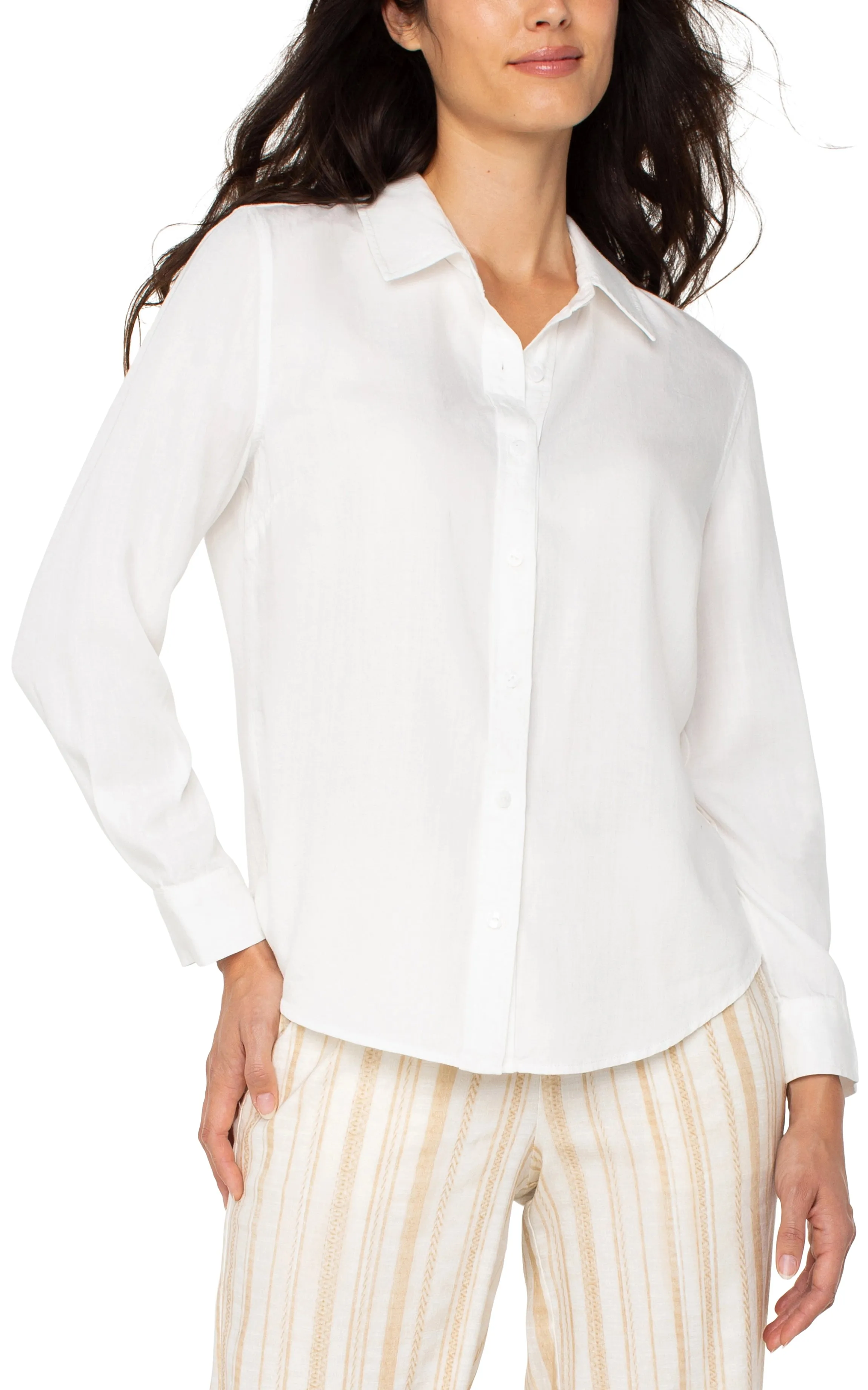 LONG SLEEVE WOVEN SHIRT sold by Liverpool Jeans Company product image thumbnail 4