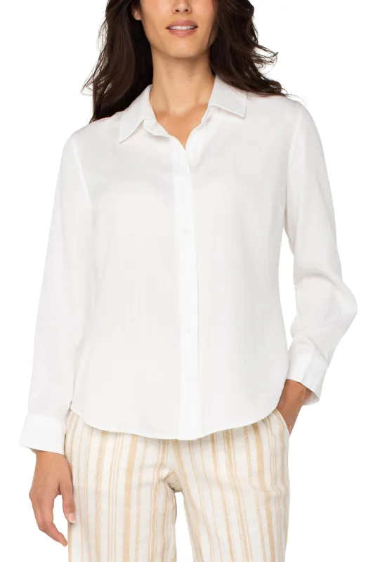 LONG SLEEVE WOVEN SHIRT sold by Liverpool Jeans Company