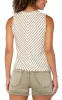 PETITE SLEEVELESS KNIT TEE WITH FRONT TWIST sold by Liverpool Jeans Company