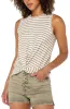 PETITE SLEEVELESS KNIT TEE WITH FRONT TWIST sold by Liverpool Jeans Company