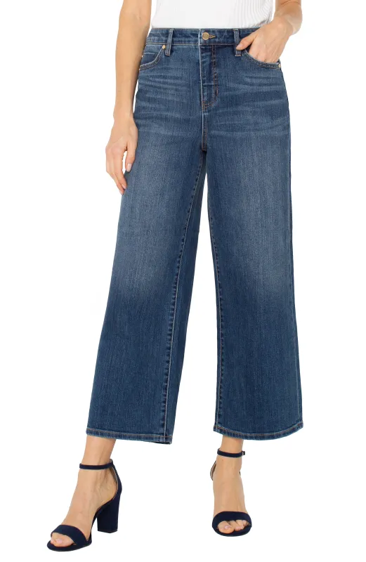 STRIDE HI-RISE WIDE LEG CROP sold by Liverpool Jeans Company